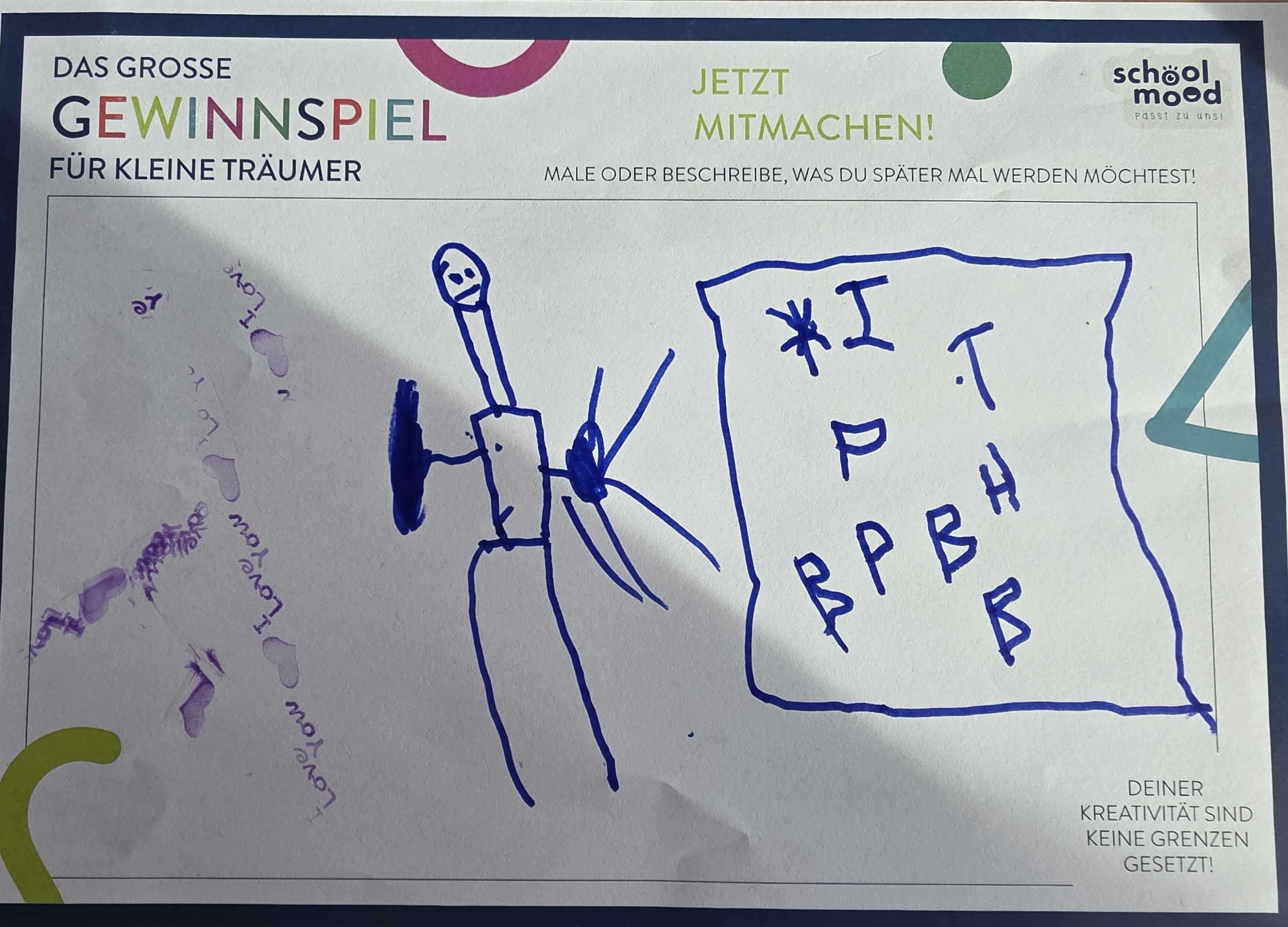 Leo, 6 Jahre - Lehrer