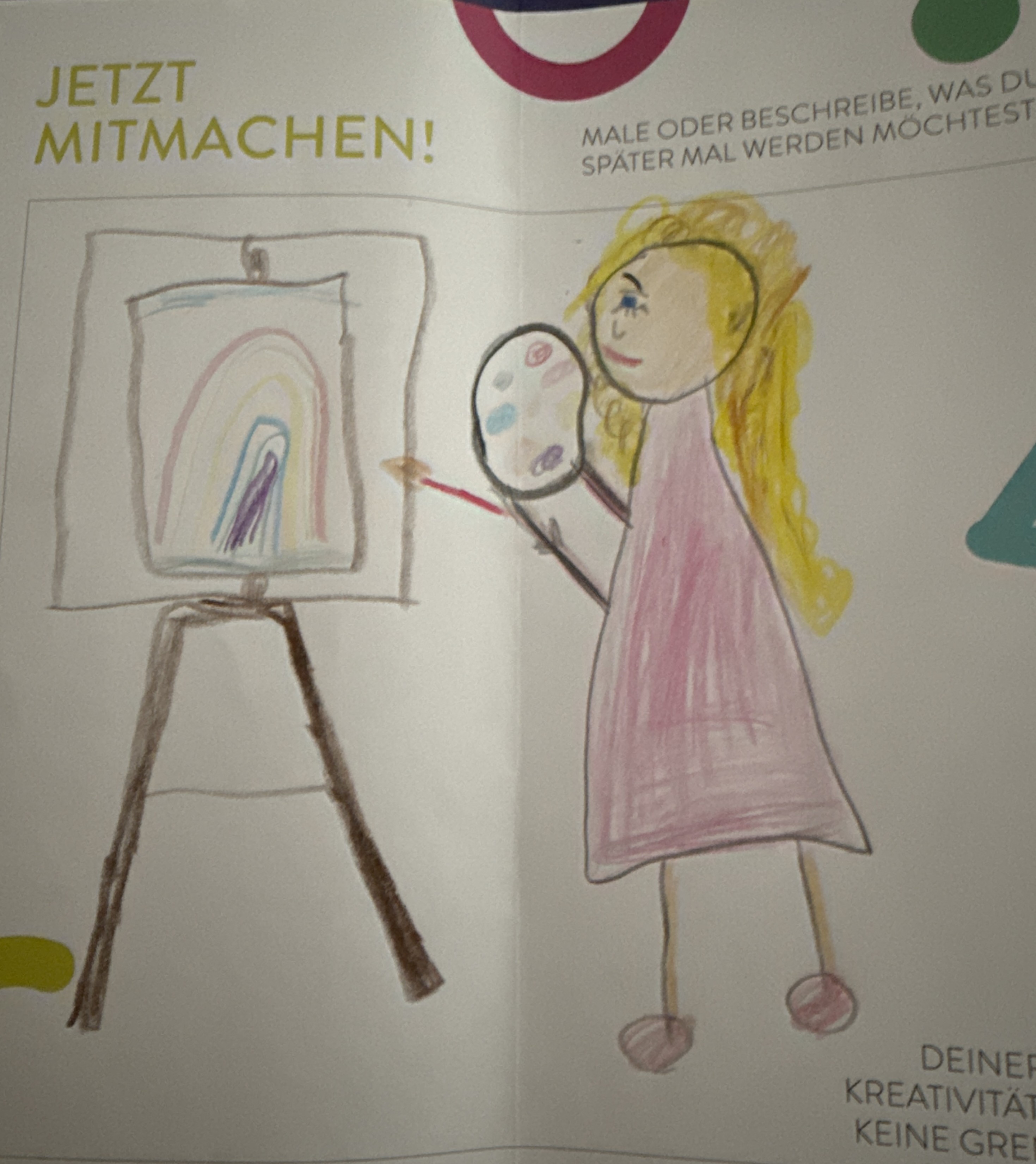 Lucy, 6 Jahre - Künstlerin