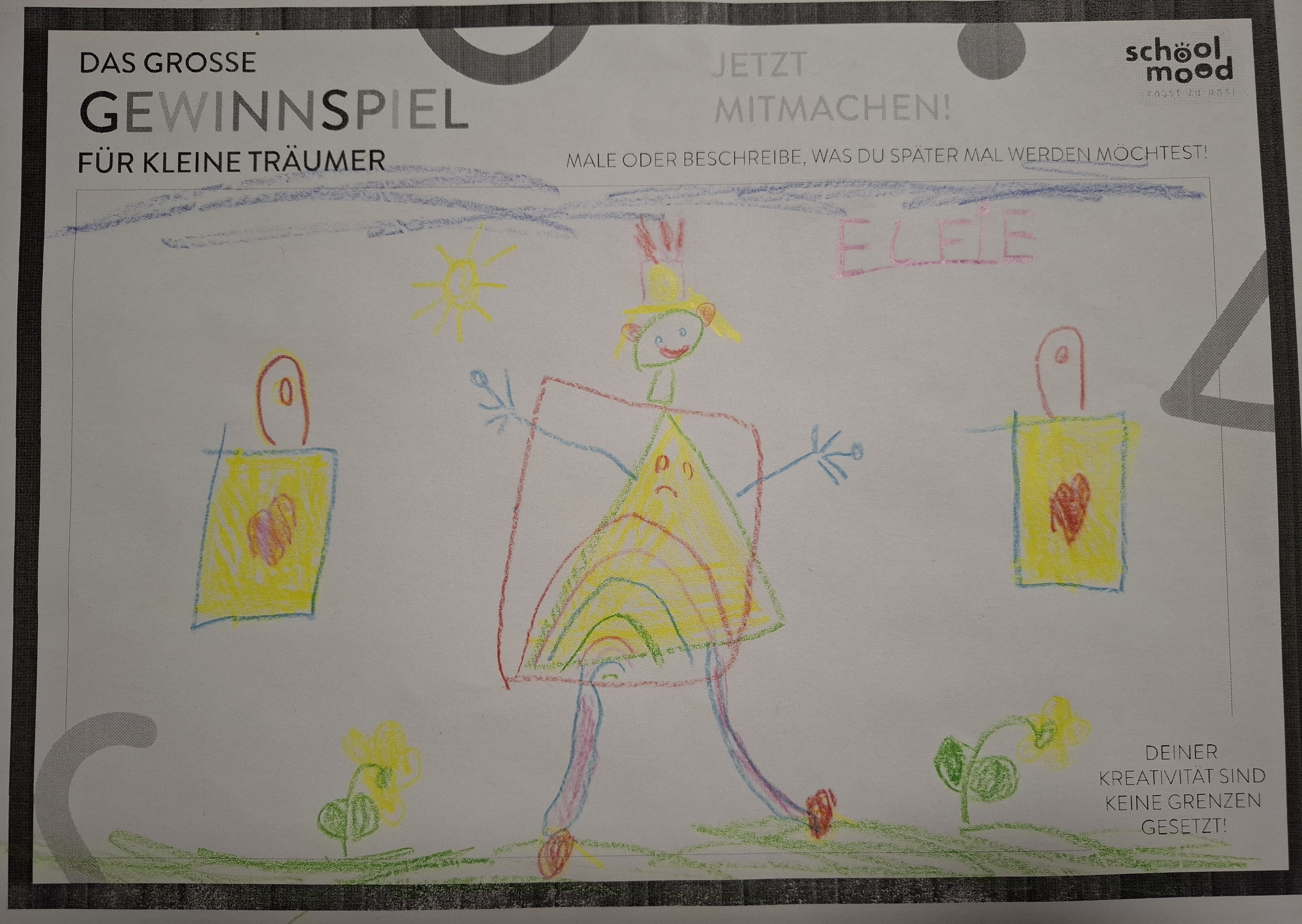 Elfie, 5 Jahre - Künstlerin