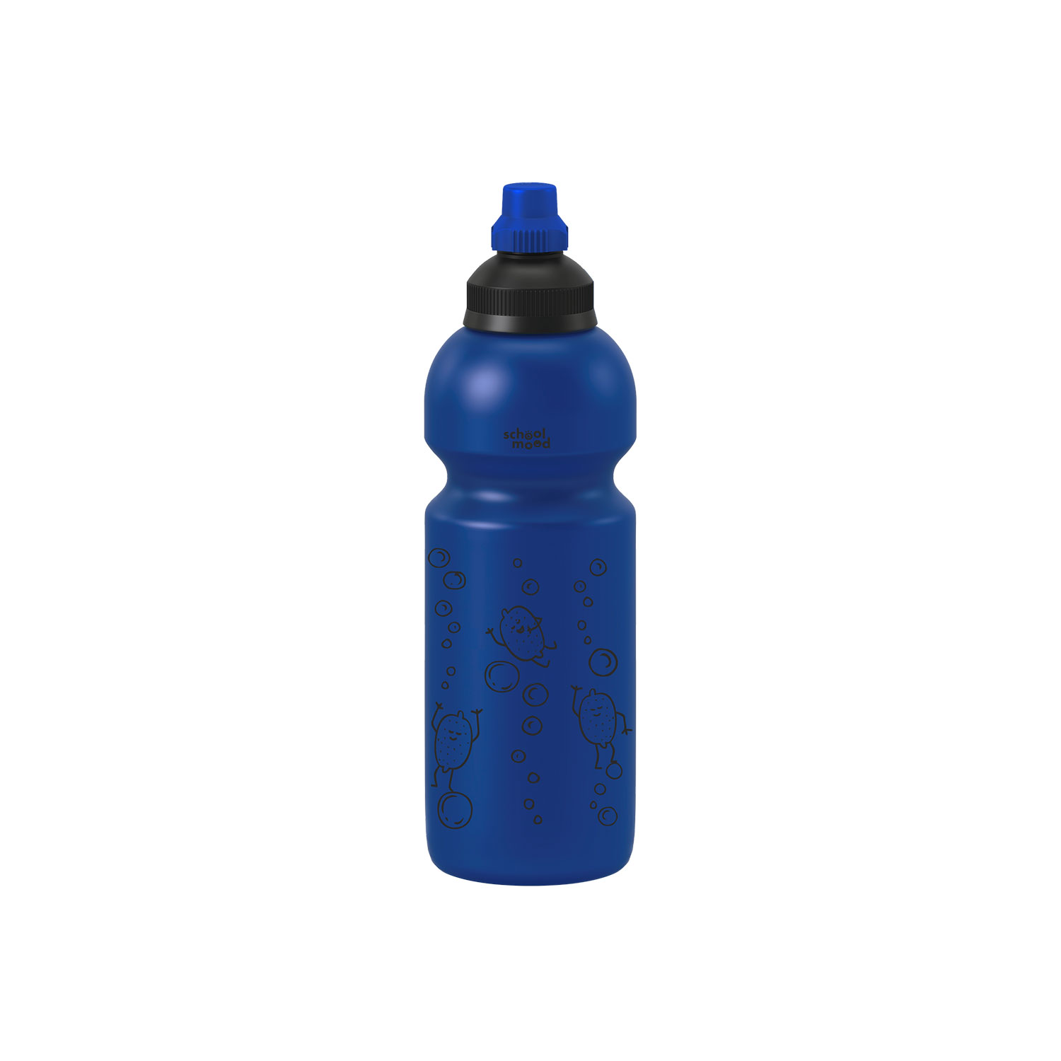  Trinkflasche blau, 600 ml