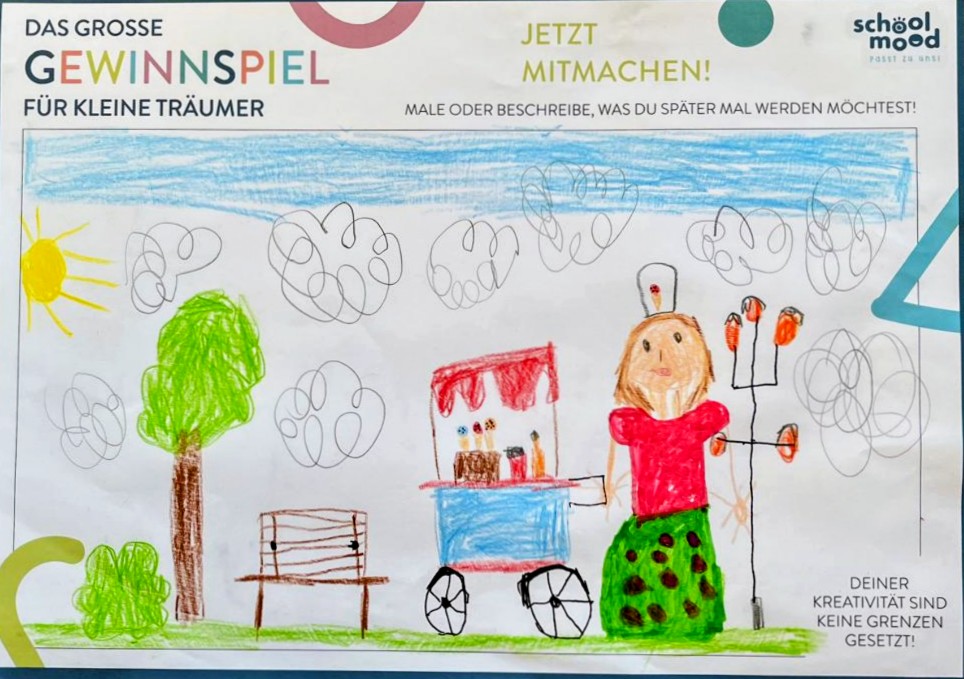 Juna, 6 Jahre - Eisverkäuferin