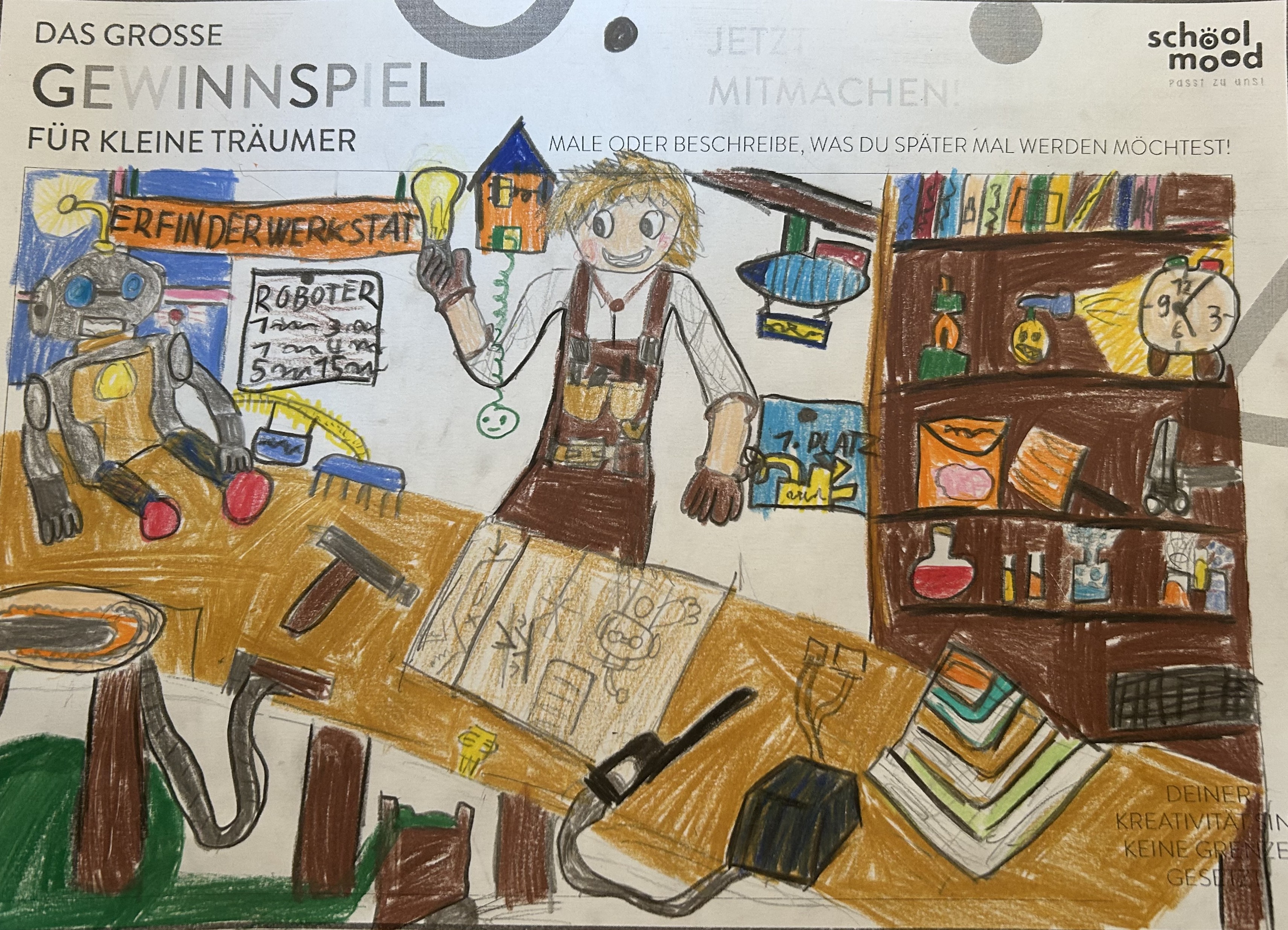 Emil, 8 Jahre - Erfinder