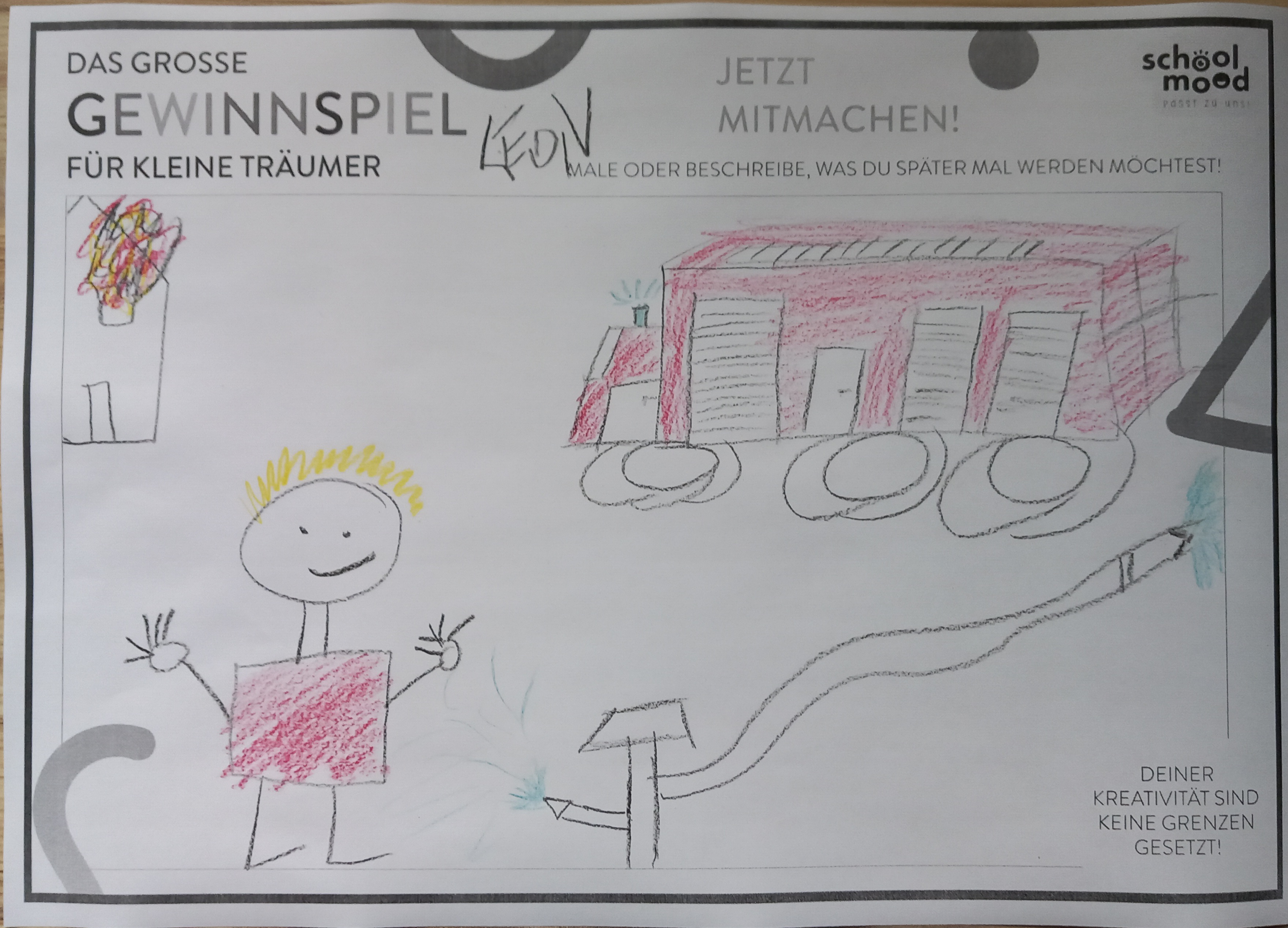 Leon, 6 Jahre - Feuerwehrmann