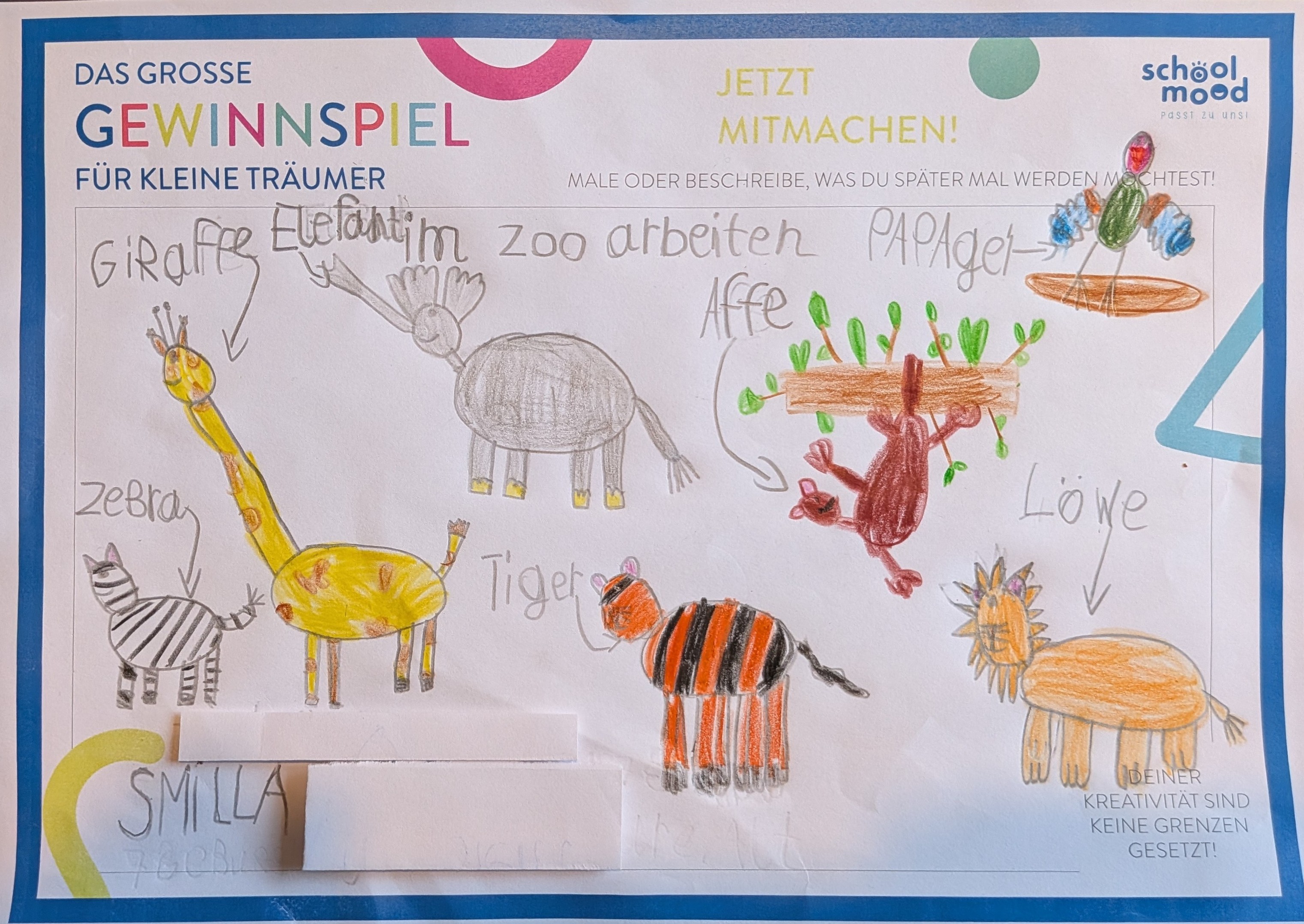 Smilla, 7 Jahre - Zoomitarbeiterin