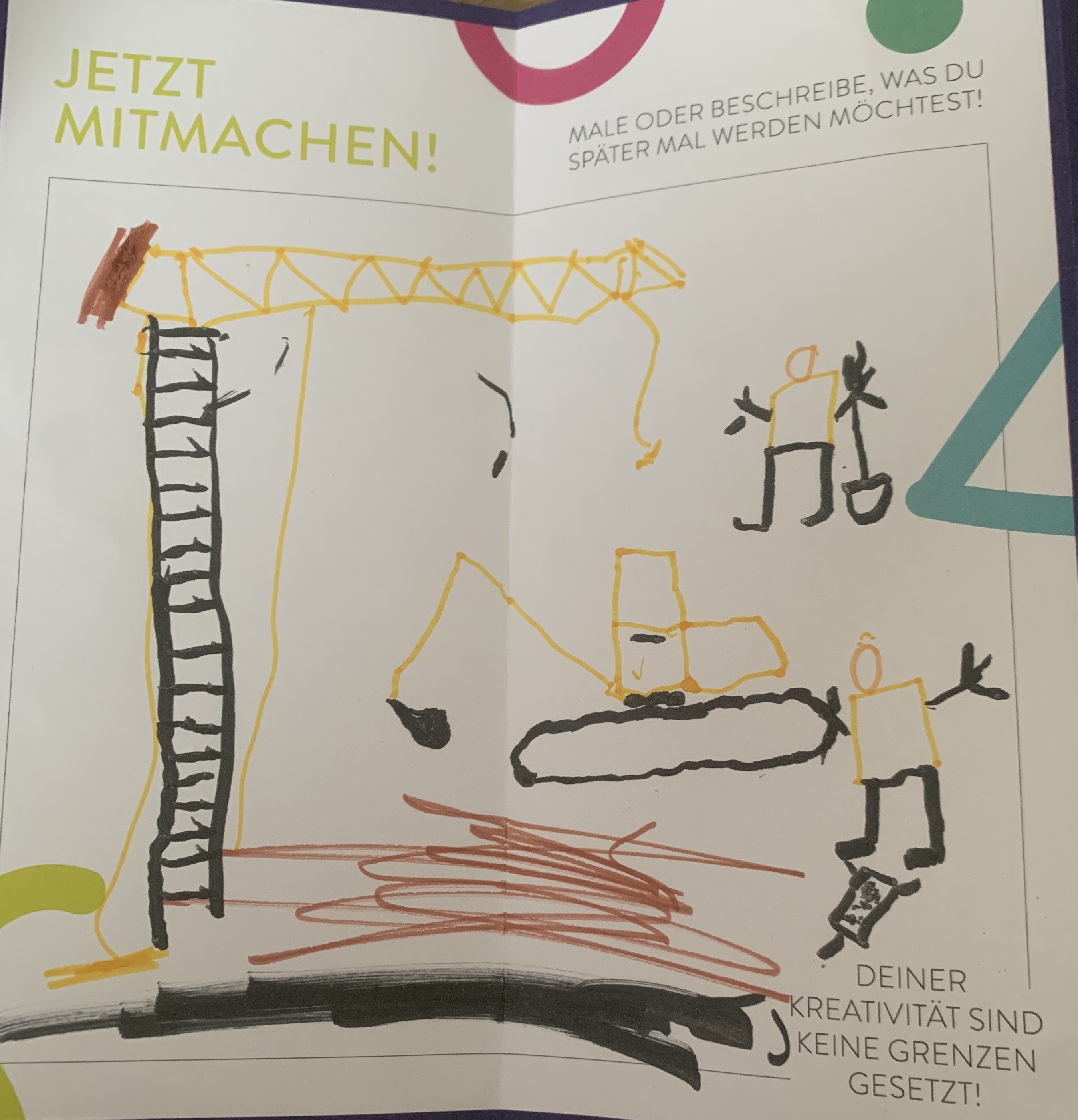 Mats, 5 Jahre - Bauarbeiter