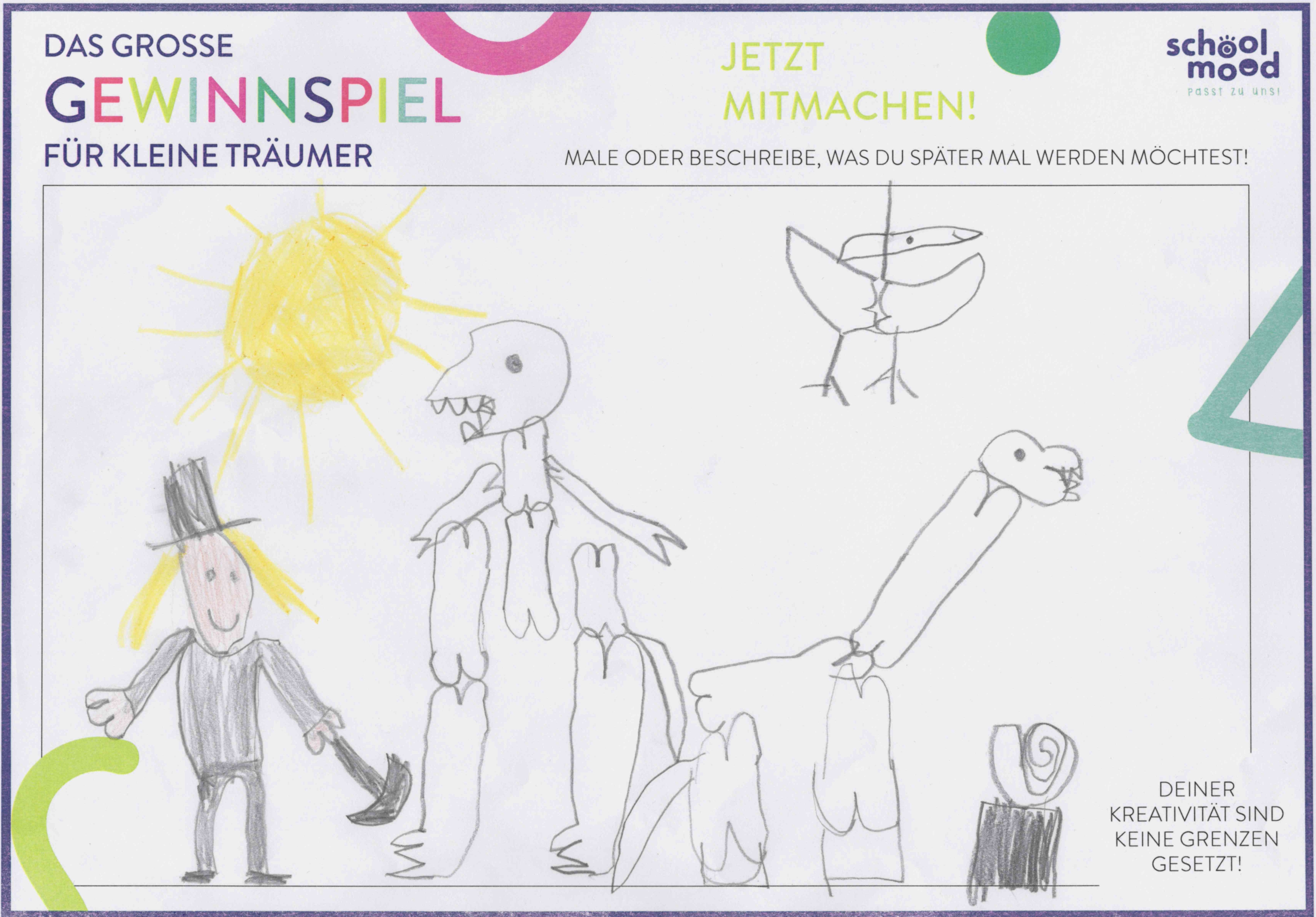 Mira, 5 Jahre - Paläontologin