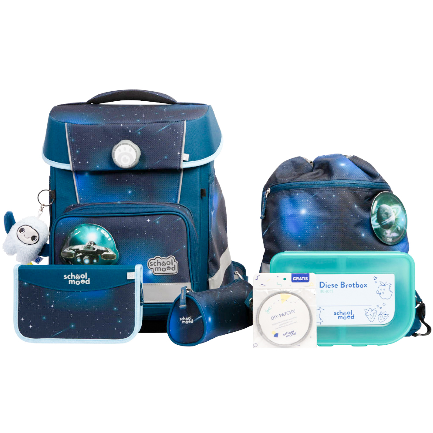Champion Maxx Pro Moritz (Weltall), 7-tlg. Schulranzenset Champion Maxx Pro Moritz (Weltall), 7-tlg. Schulranzenset