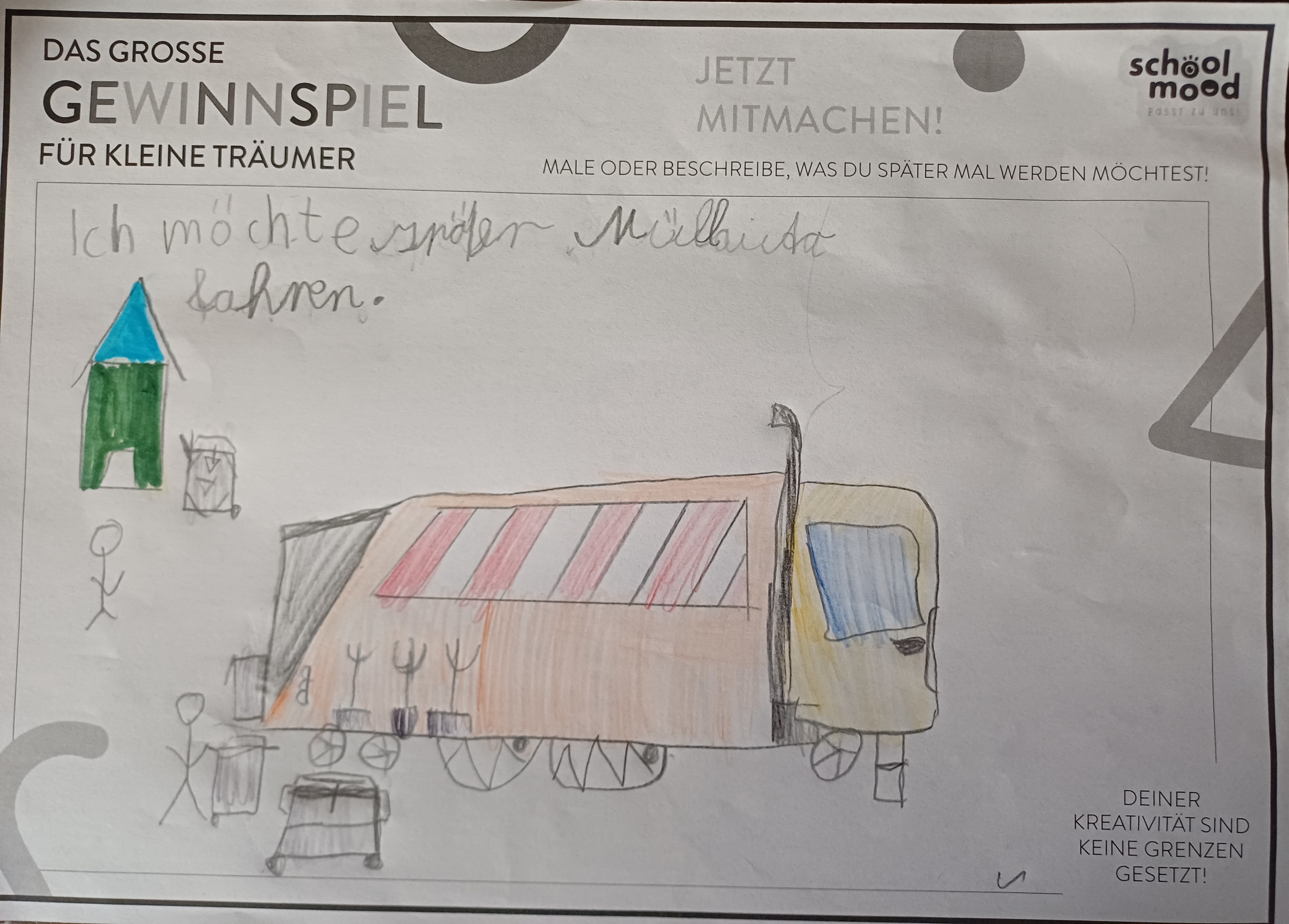 Emil, 8 Jahre - Müllmann