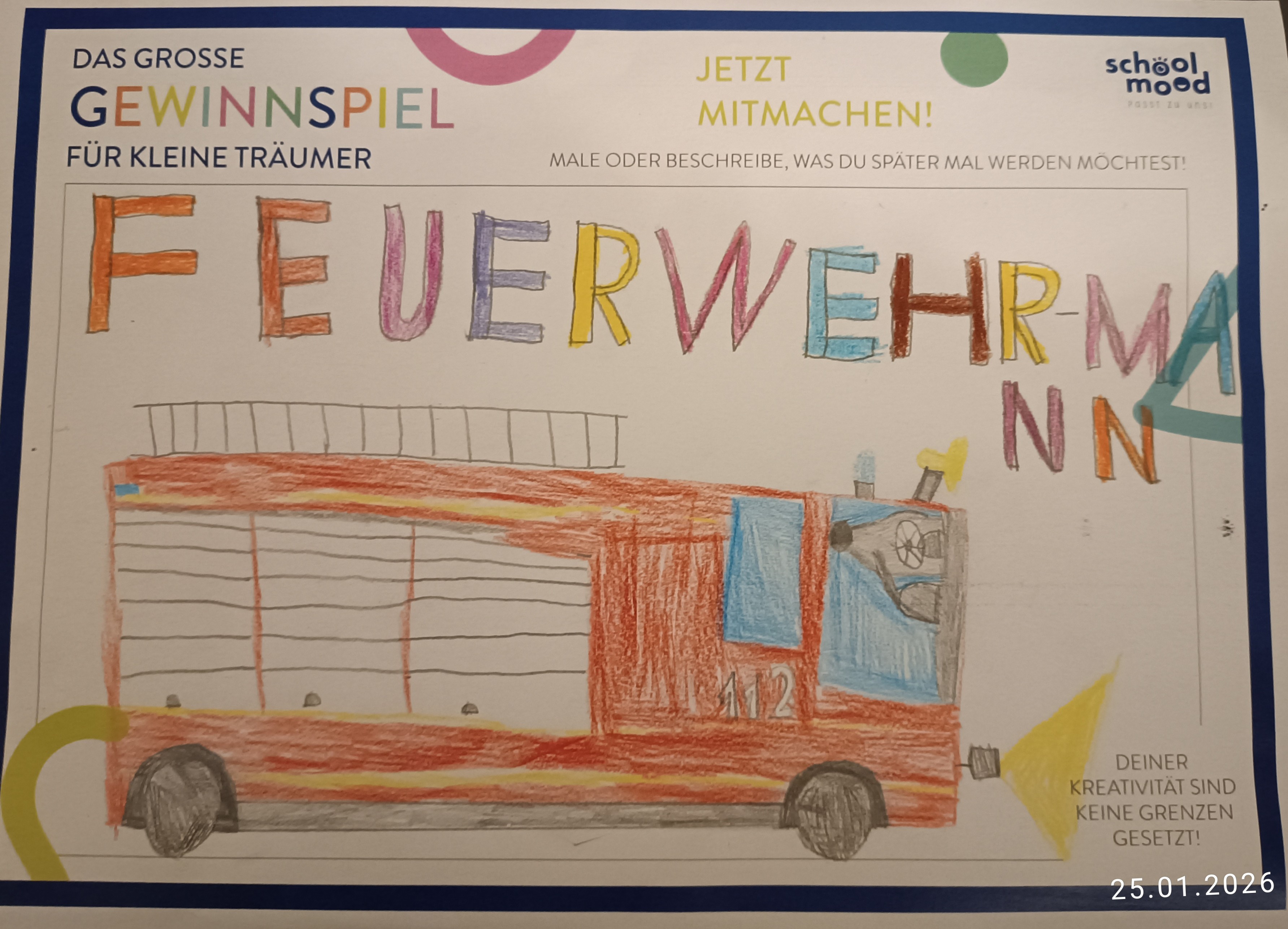 Artur, 8 Jahre - Feuerwehrmann