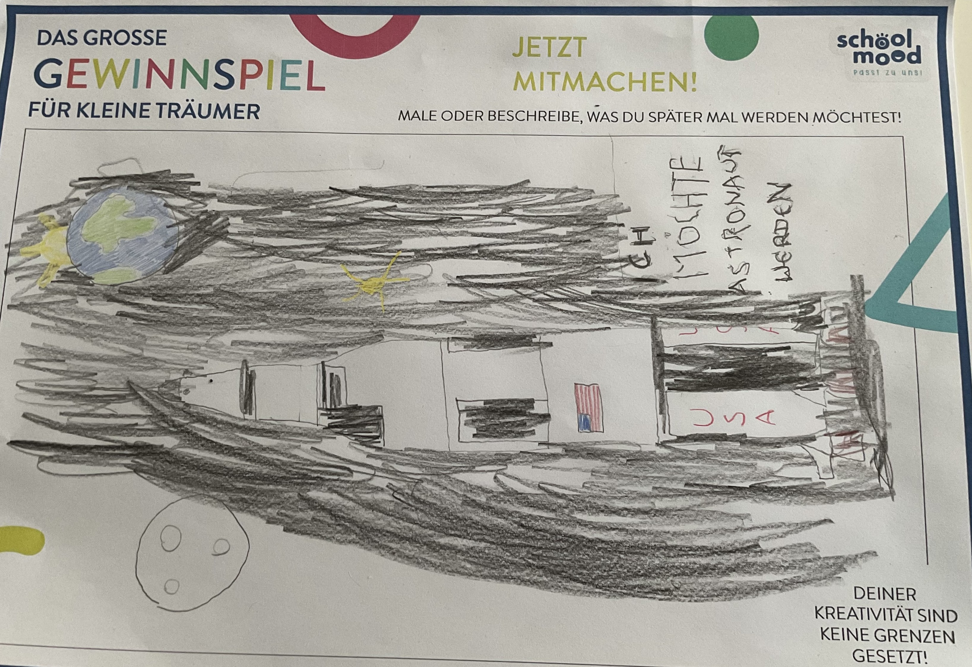 Eric, 6 Jahre - Astronaut