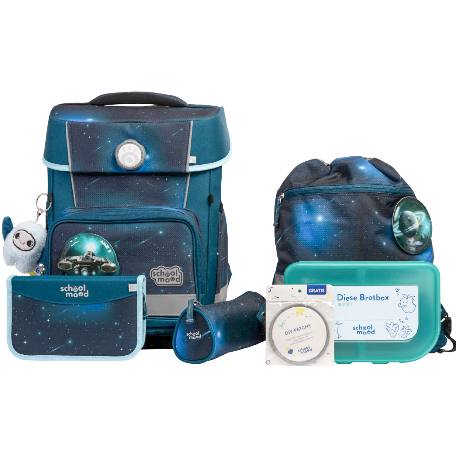 Champion Pro Moritz (Weltall), 7-tlg. Schulranzenset Champion Pro Moritz (Weltall), 7-tlg. Schulranzenset