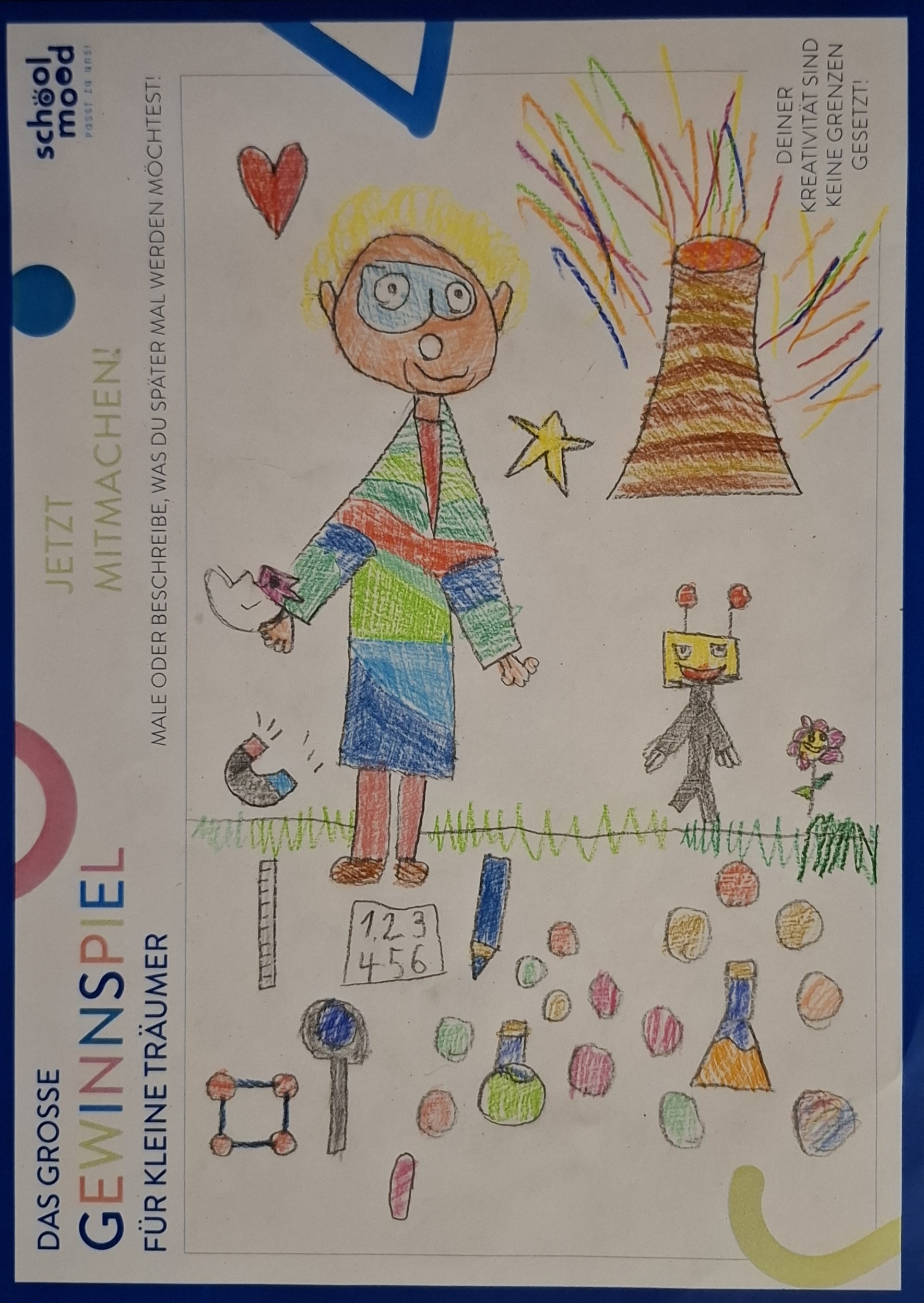 Maurice, 6 Jahre - Wissenschaftler