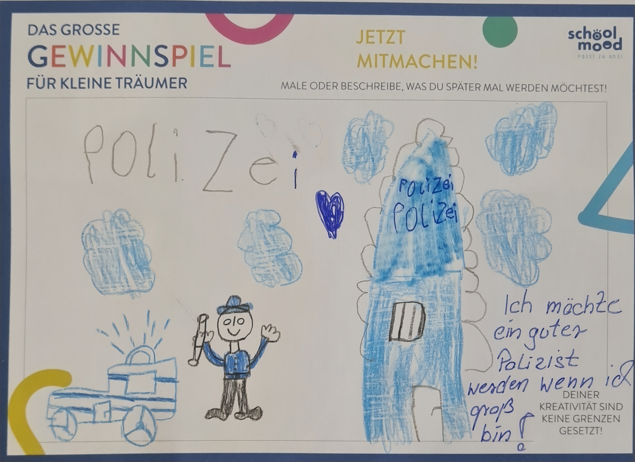 Toni, 6 Jahre - Polizist