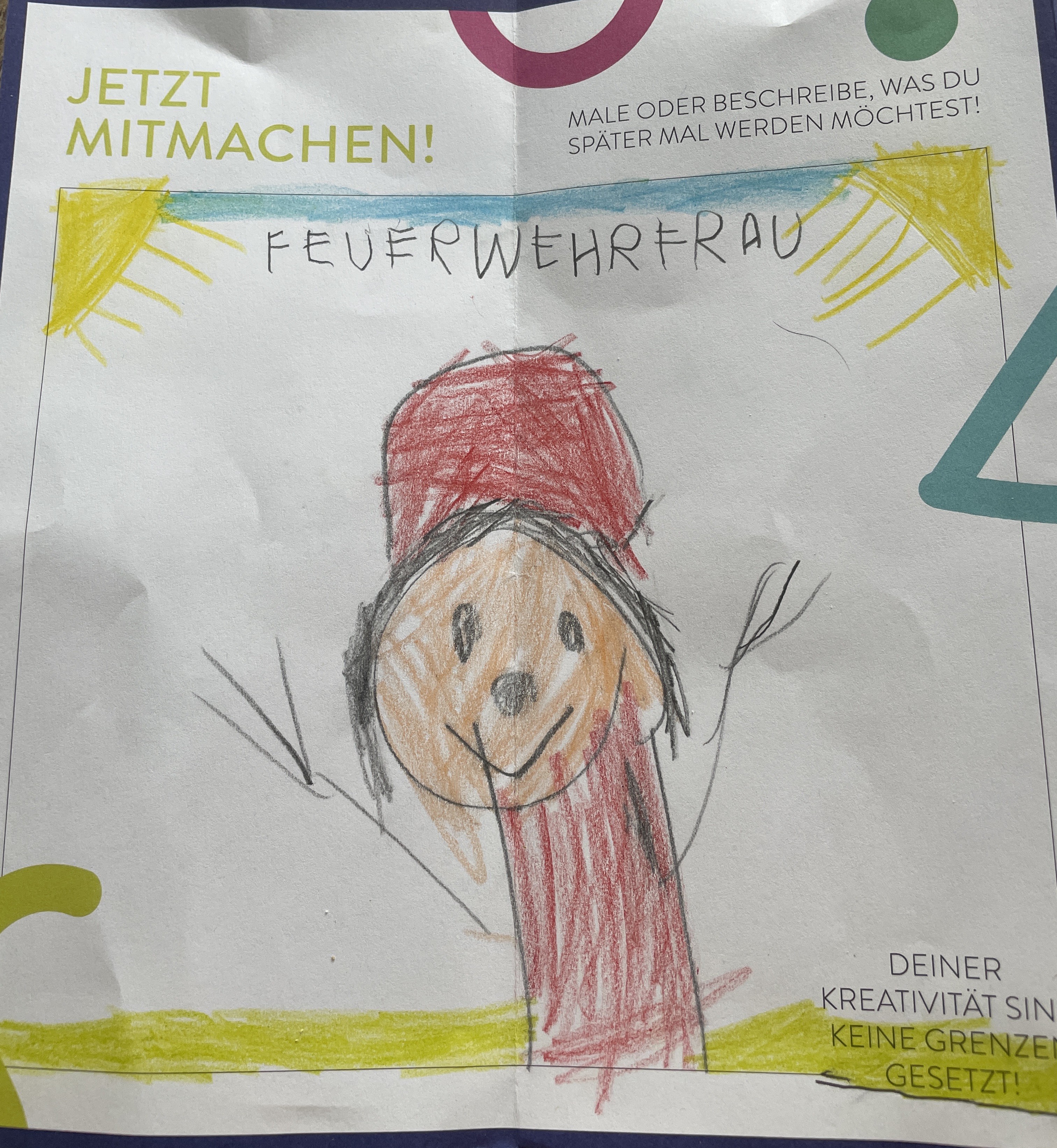 Emily, 6 Jahre - Feuerwehrfrau