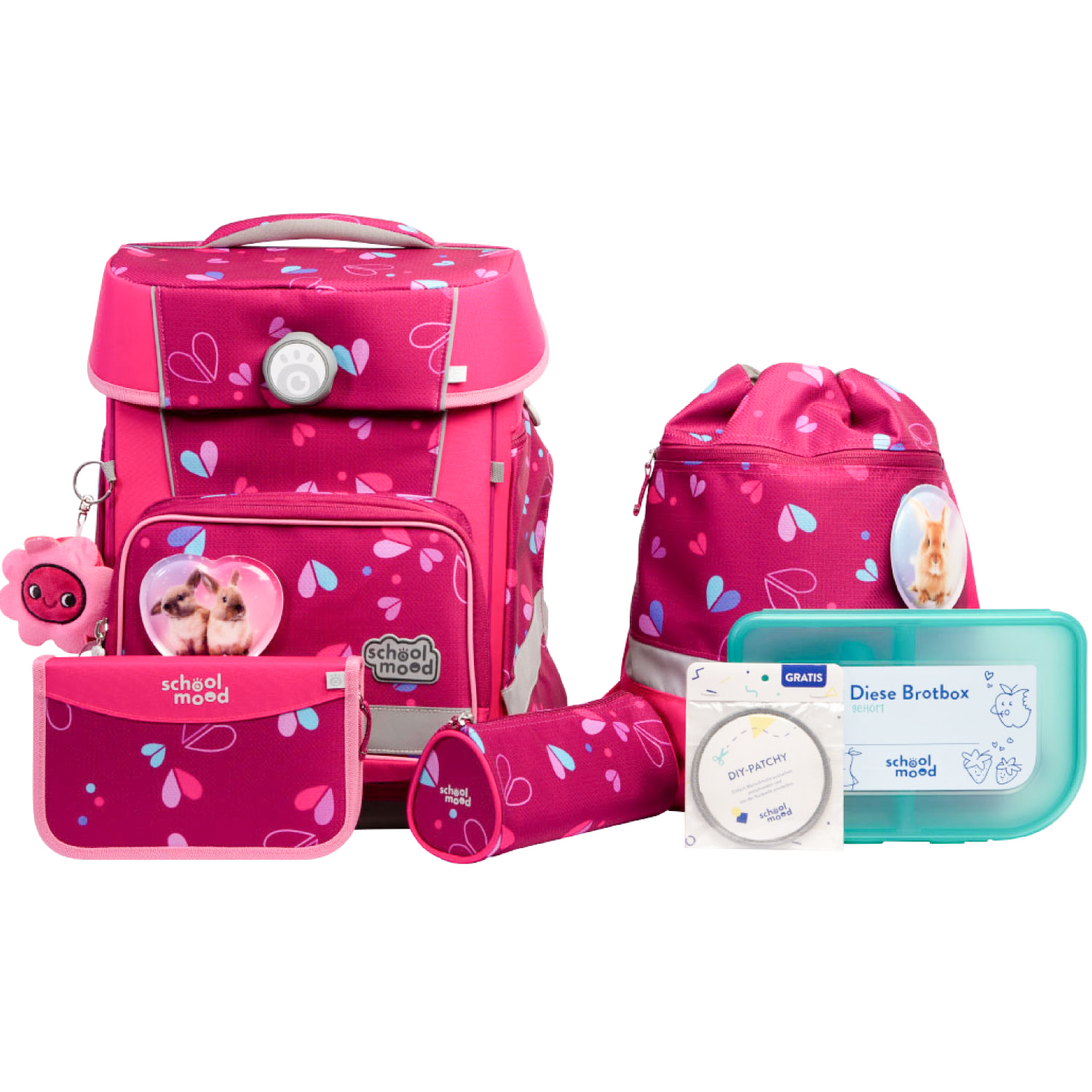 Champion Maxx Pro Klara (Häschen), 7-tlg. Schulranzenset Champion Maxx Pro Klara (Häschen), 7-tlg. Schulranzenset