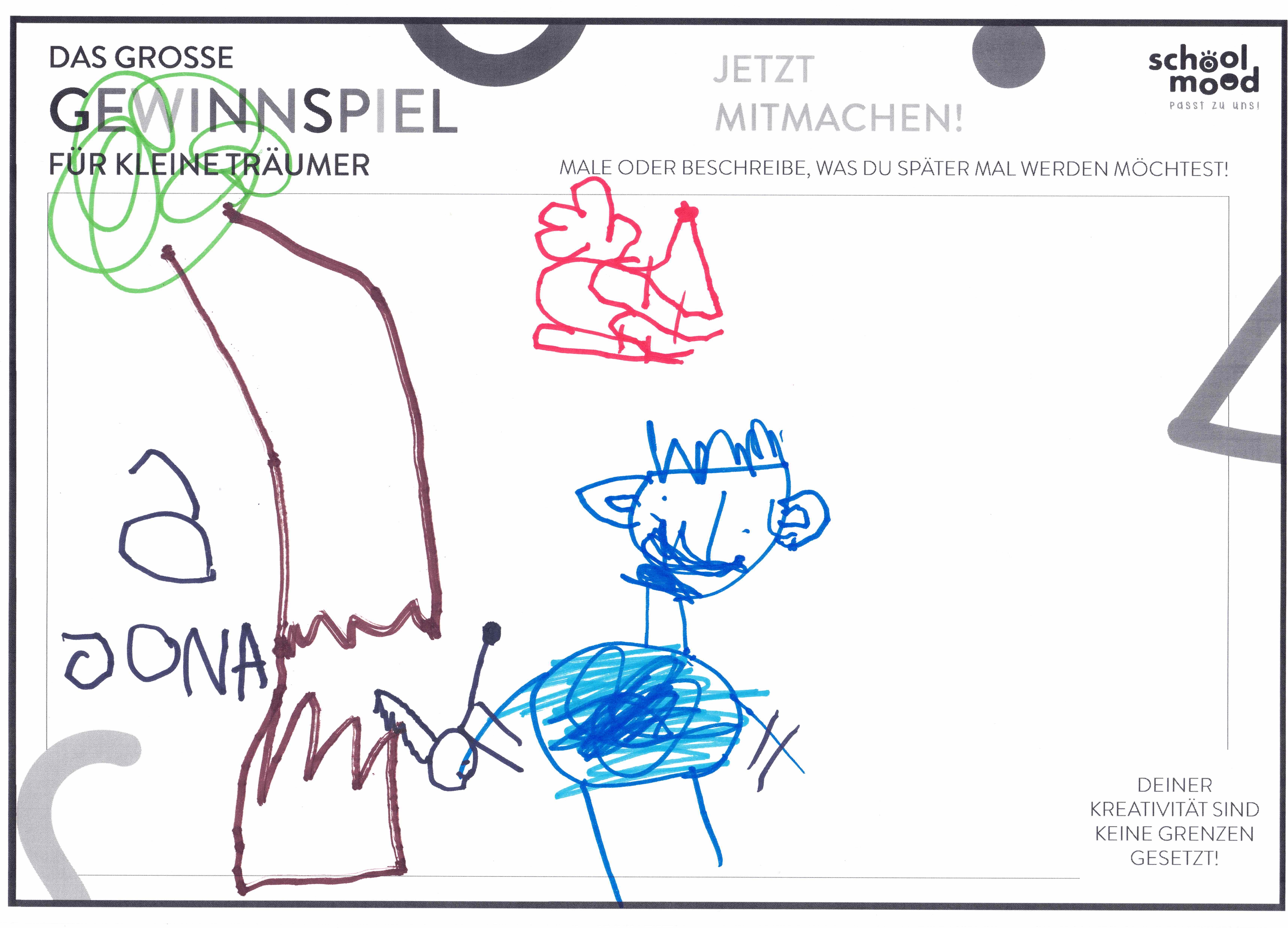 Jona, 6 Jahre - Holzfäller
