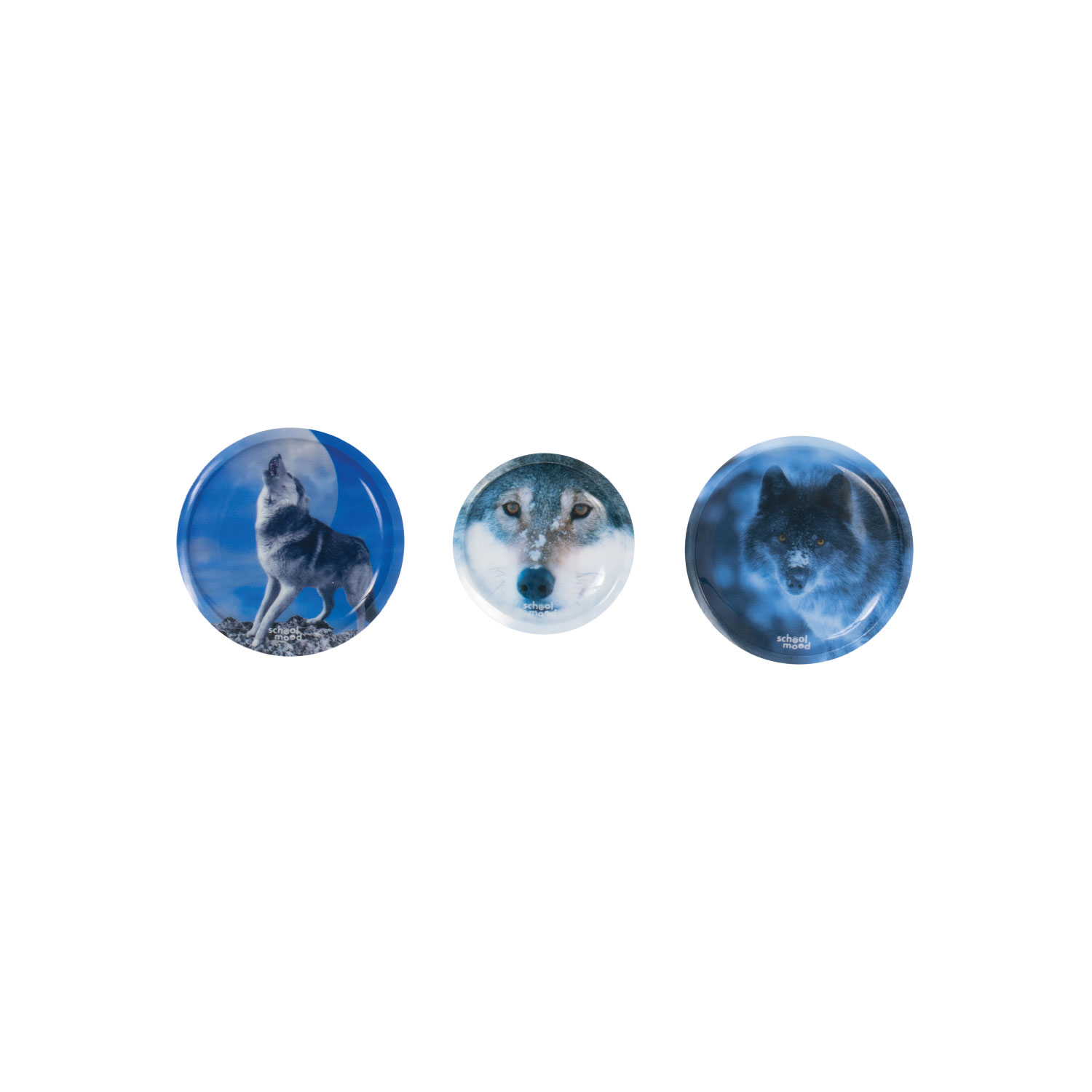 3er Patchy-Set Felix (Wolf)  3er Patchy-Set Felix (Wolf)