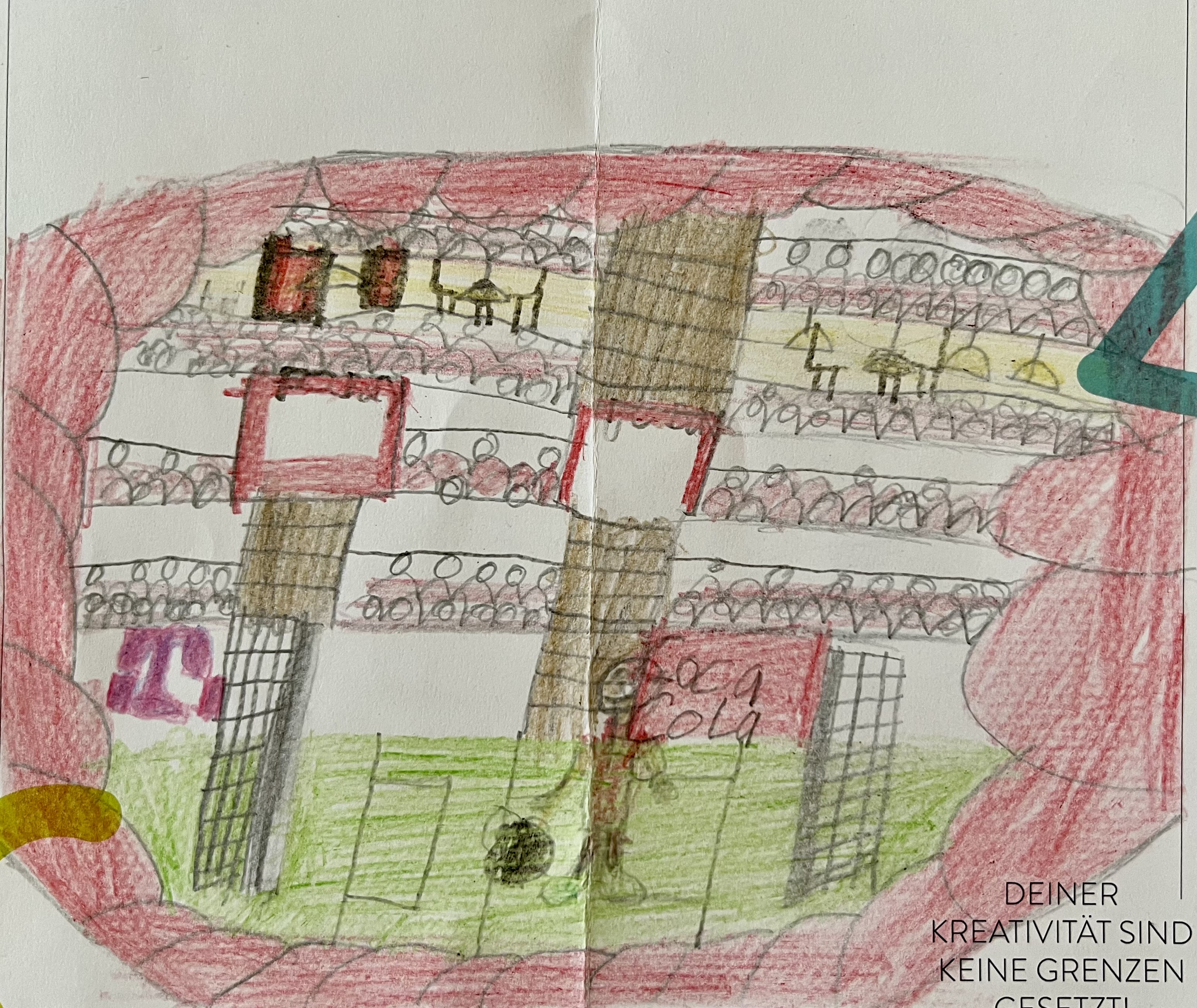 Emma, 7 Jahre - Torwart beim FC Baer