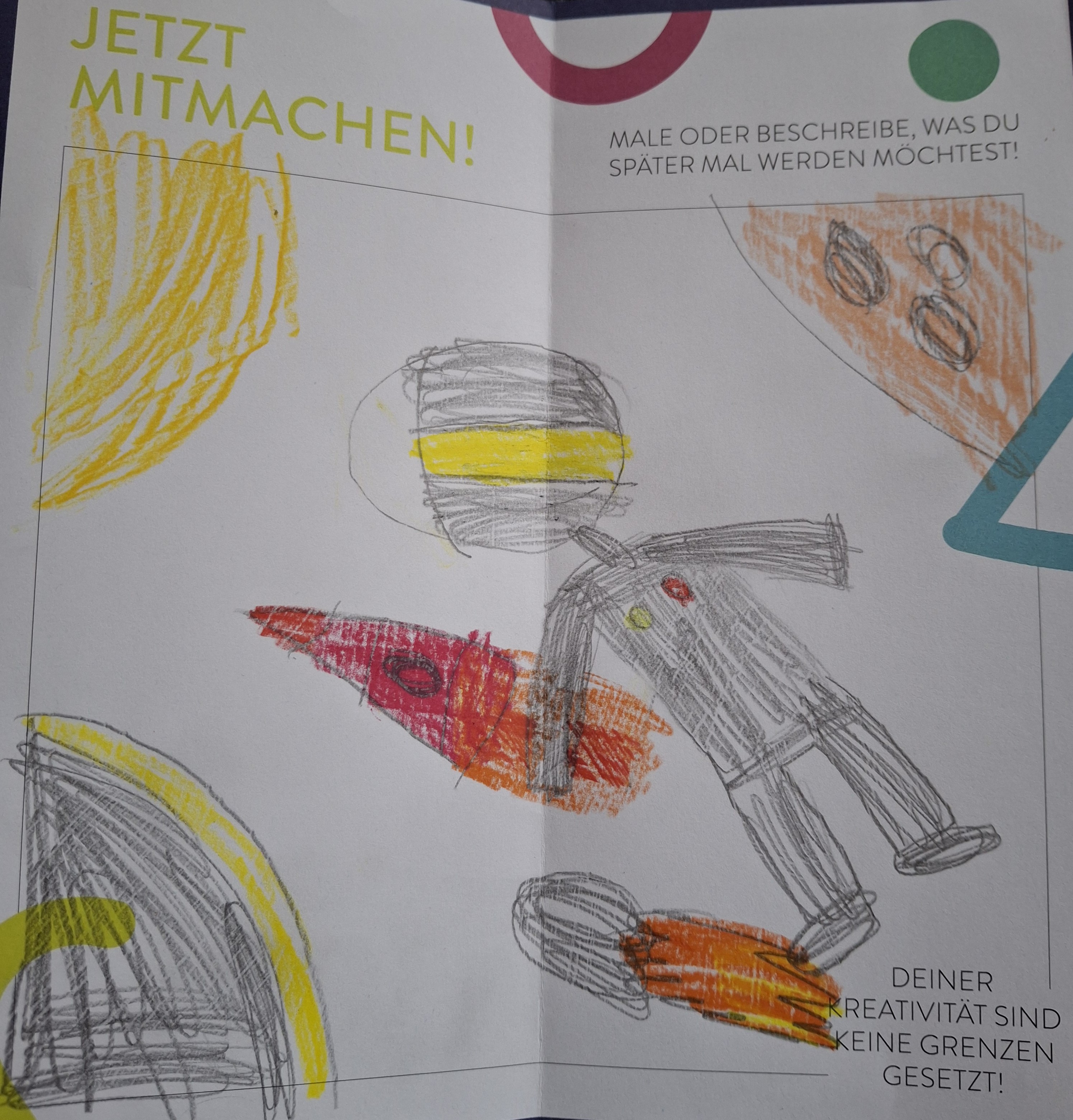 Emma, 5 Jahre - Astronautin