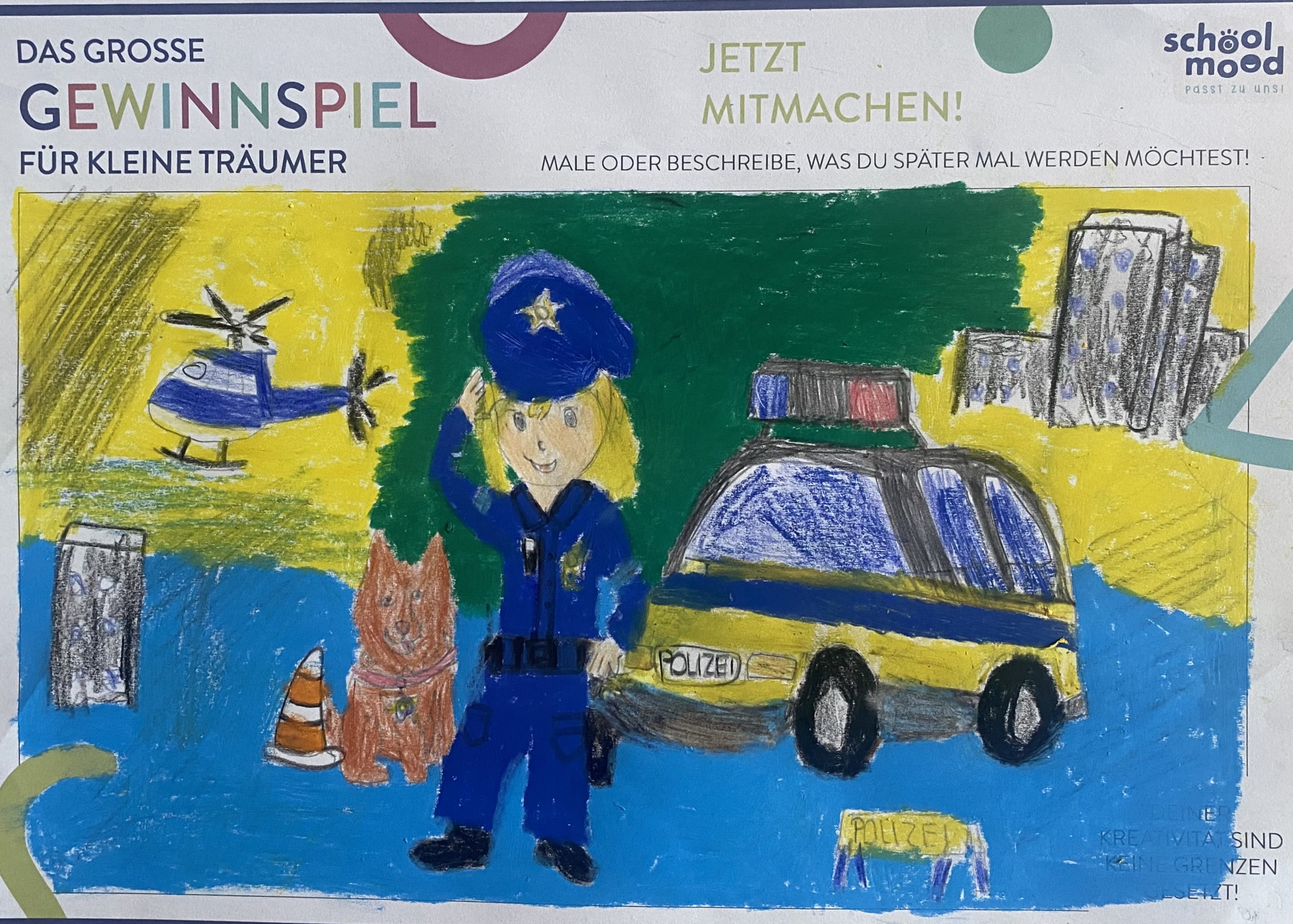 Marleen, 5 Jahre - Polizistin