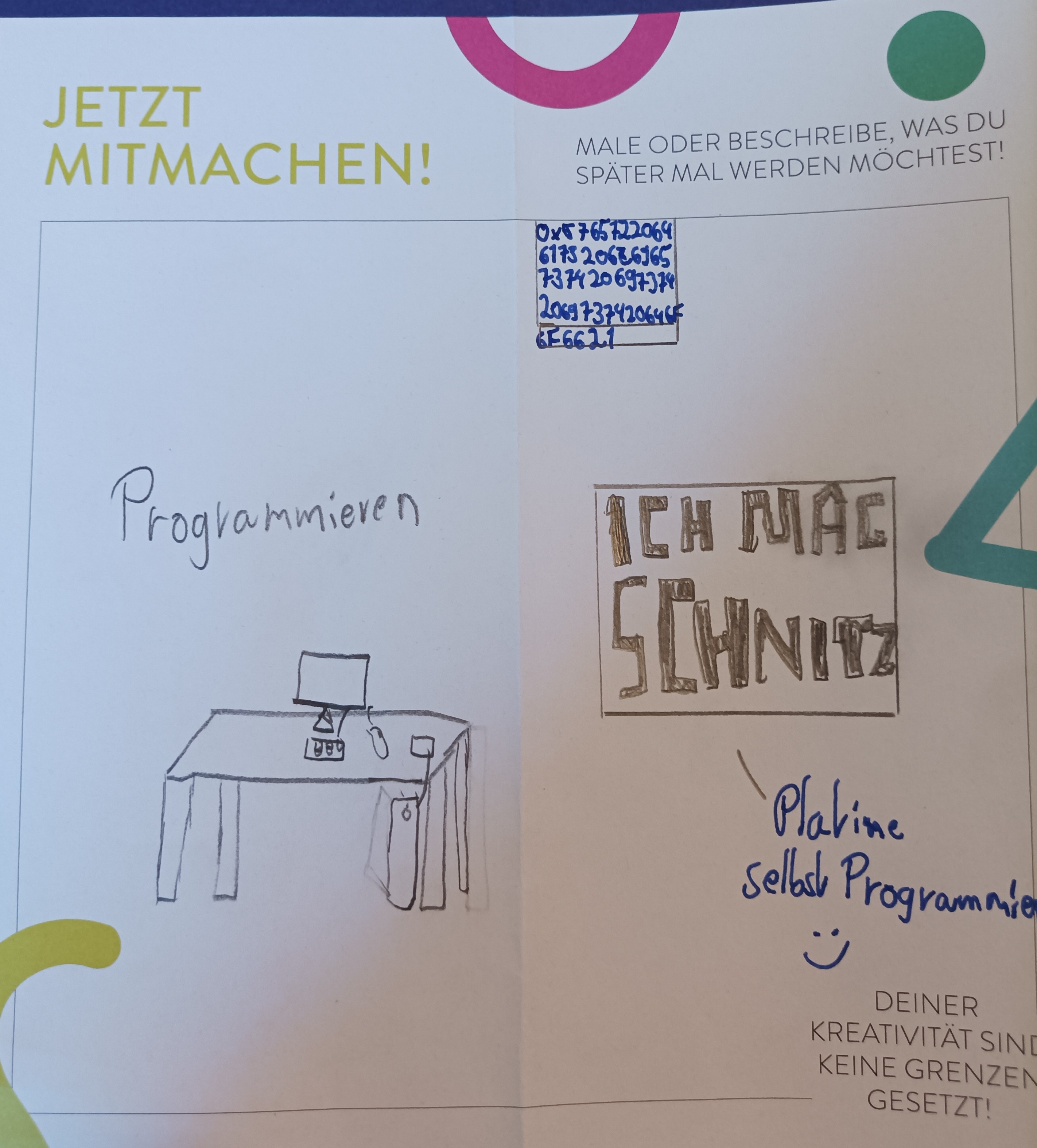 Friedrich, 8 Jahre - Programmierer