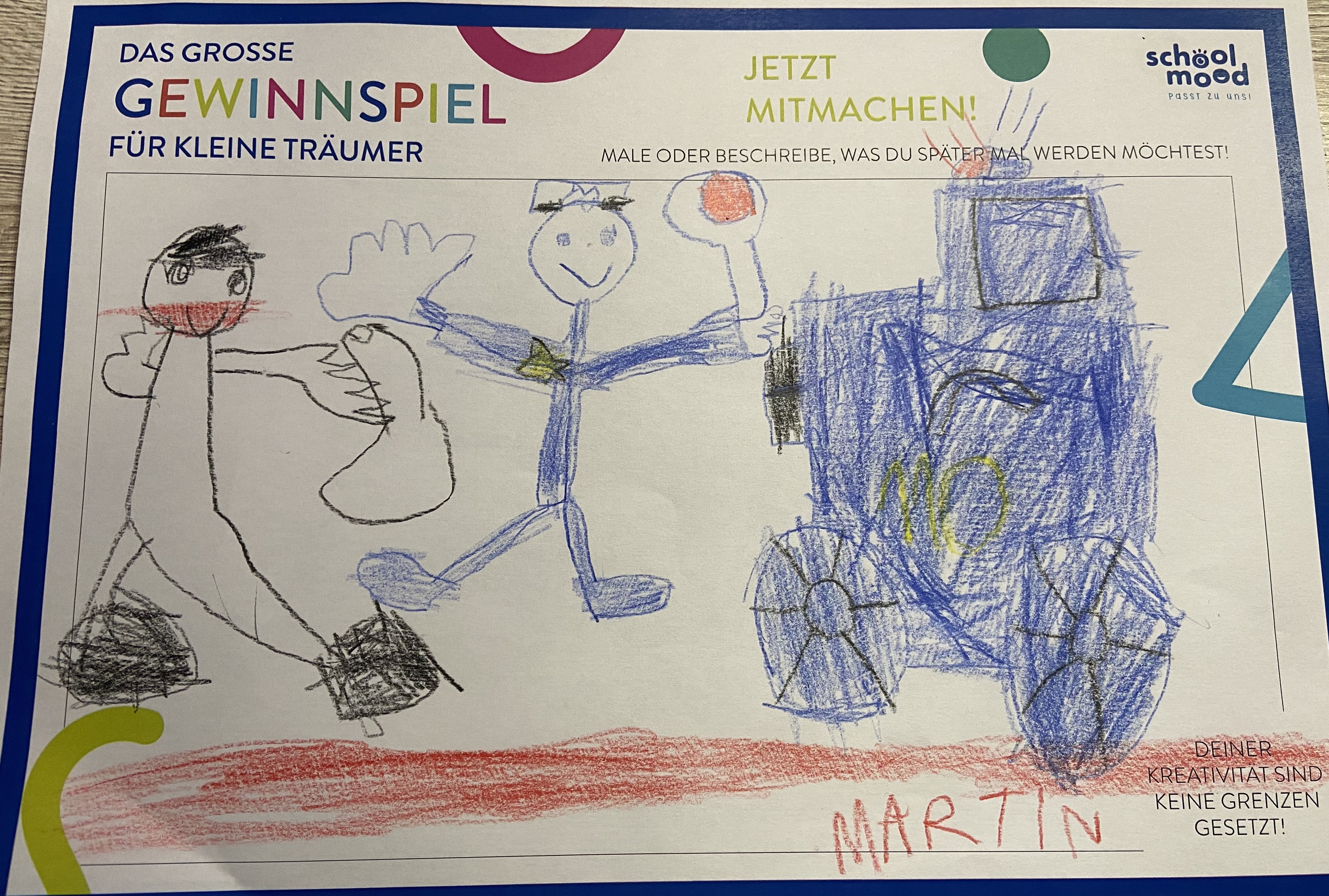 Martin, 6 Jahre - Polizist
