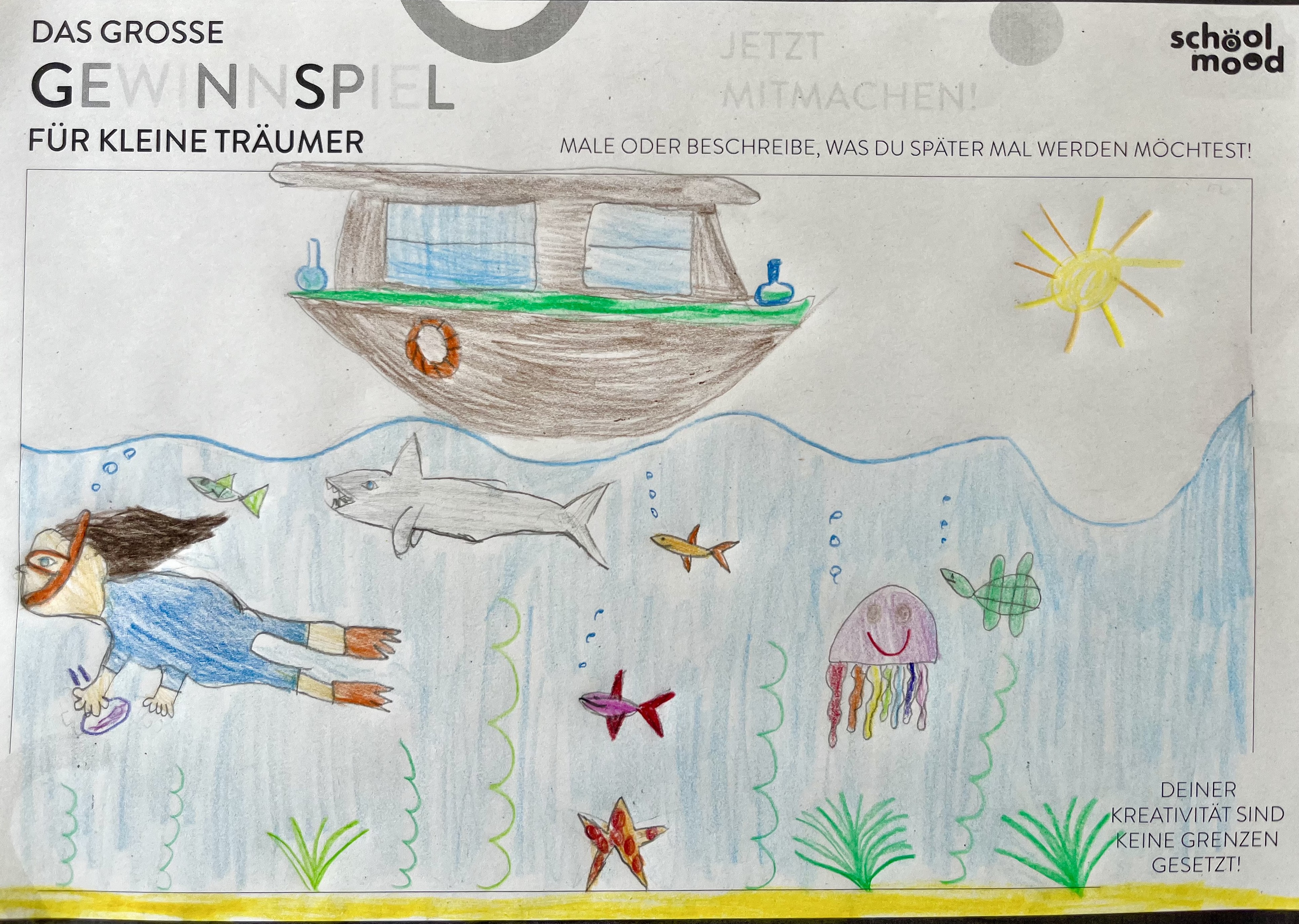 Nora, 7 Jahre - Meeresforscherin