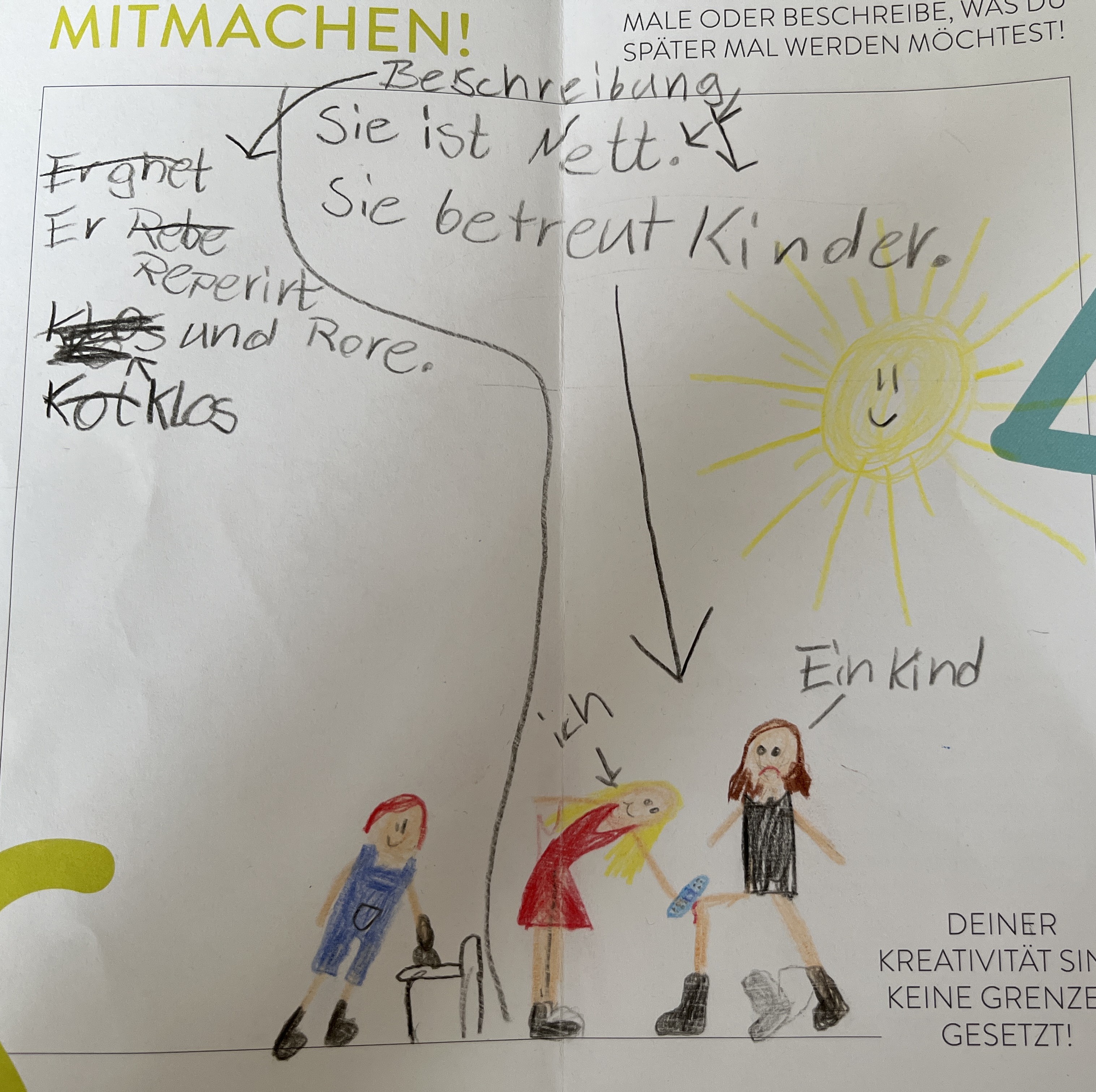 Margarete, 8 Jahre - Erzieherin