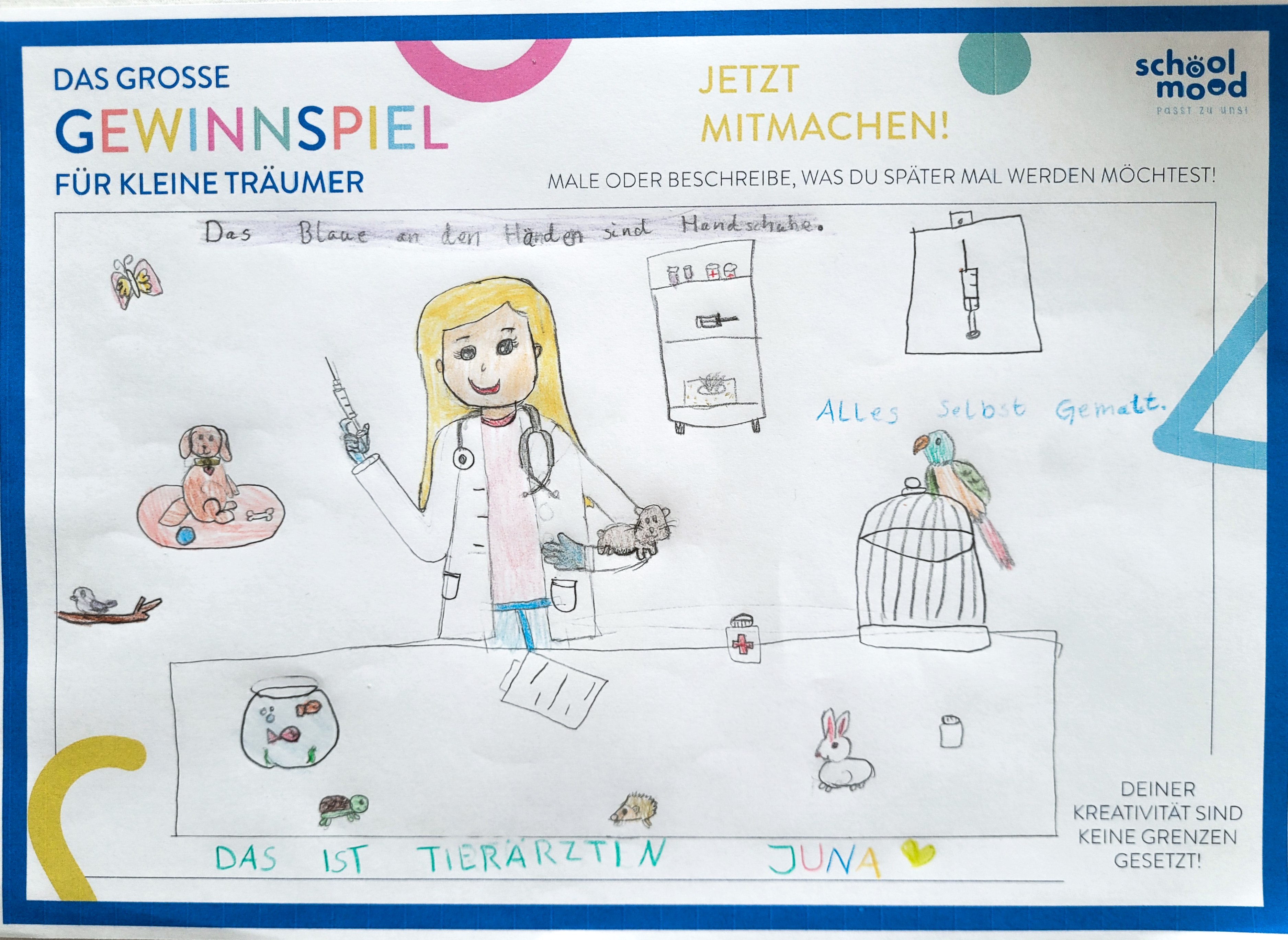 Juna, 8 Jahre - Tierärztin