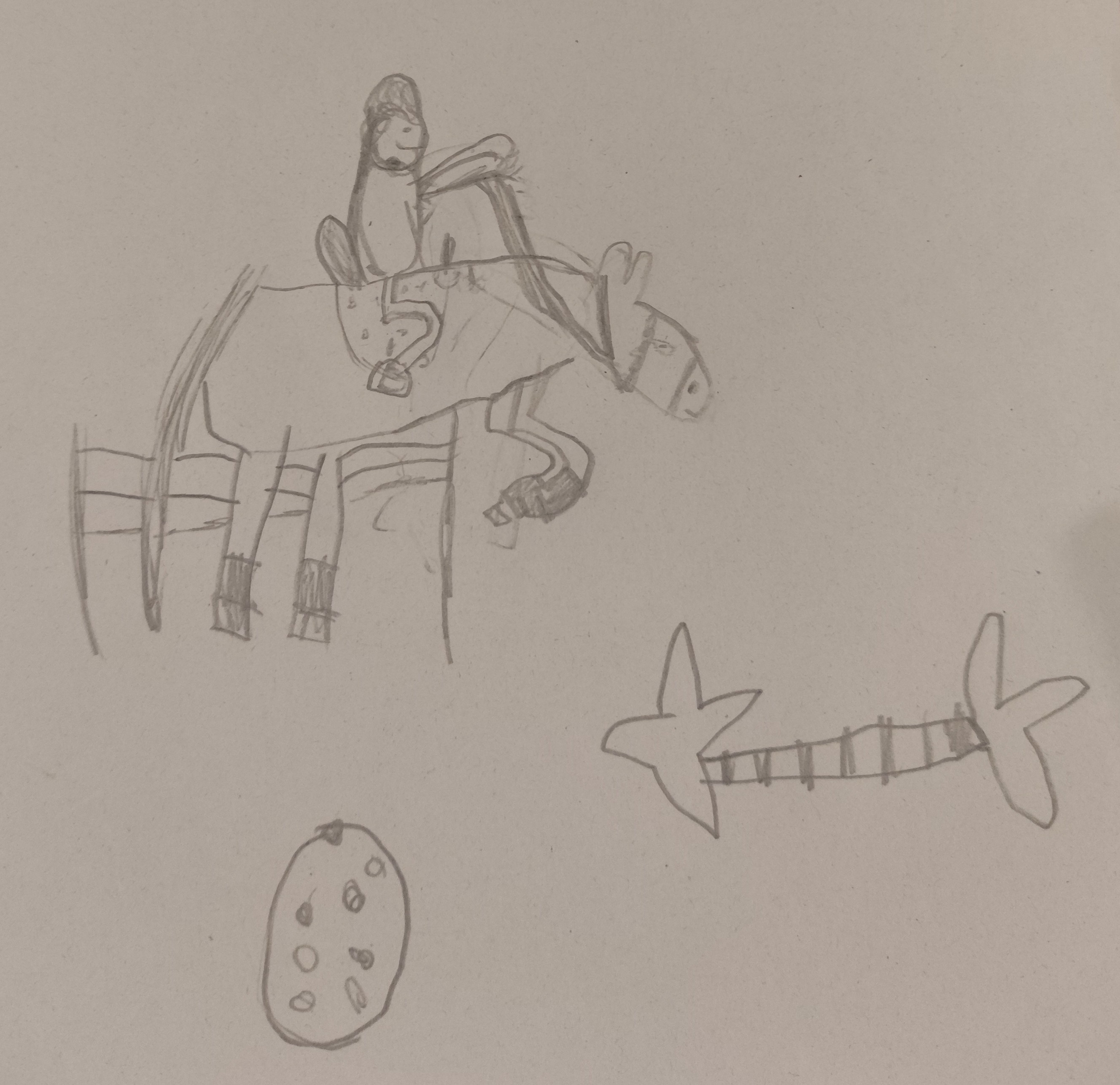 Hanna, 7 Jahre - Reiterin