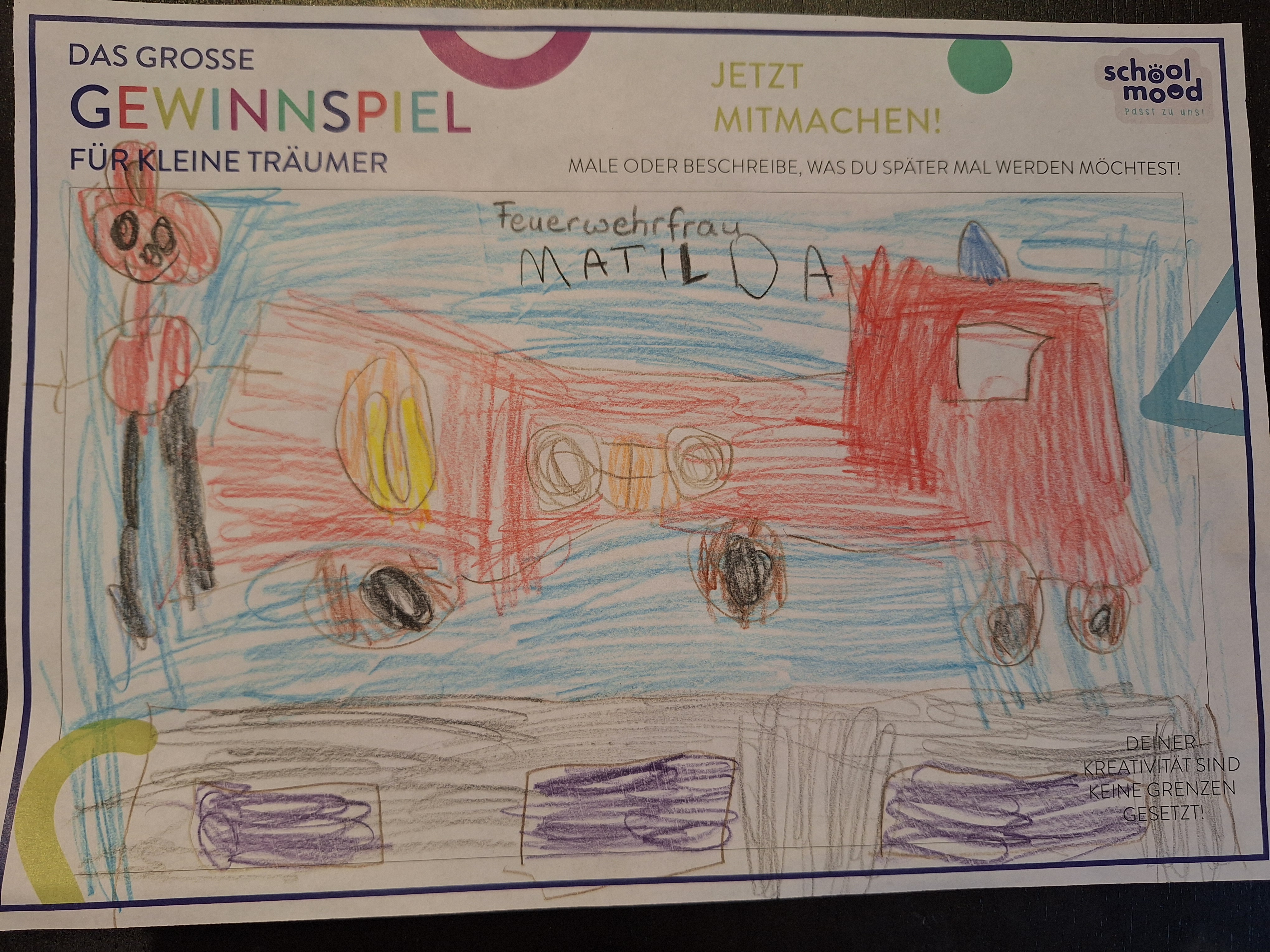 Matilda, 5 Jahre - Feuerwehrfrau