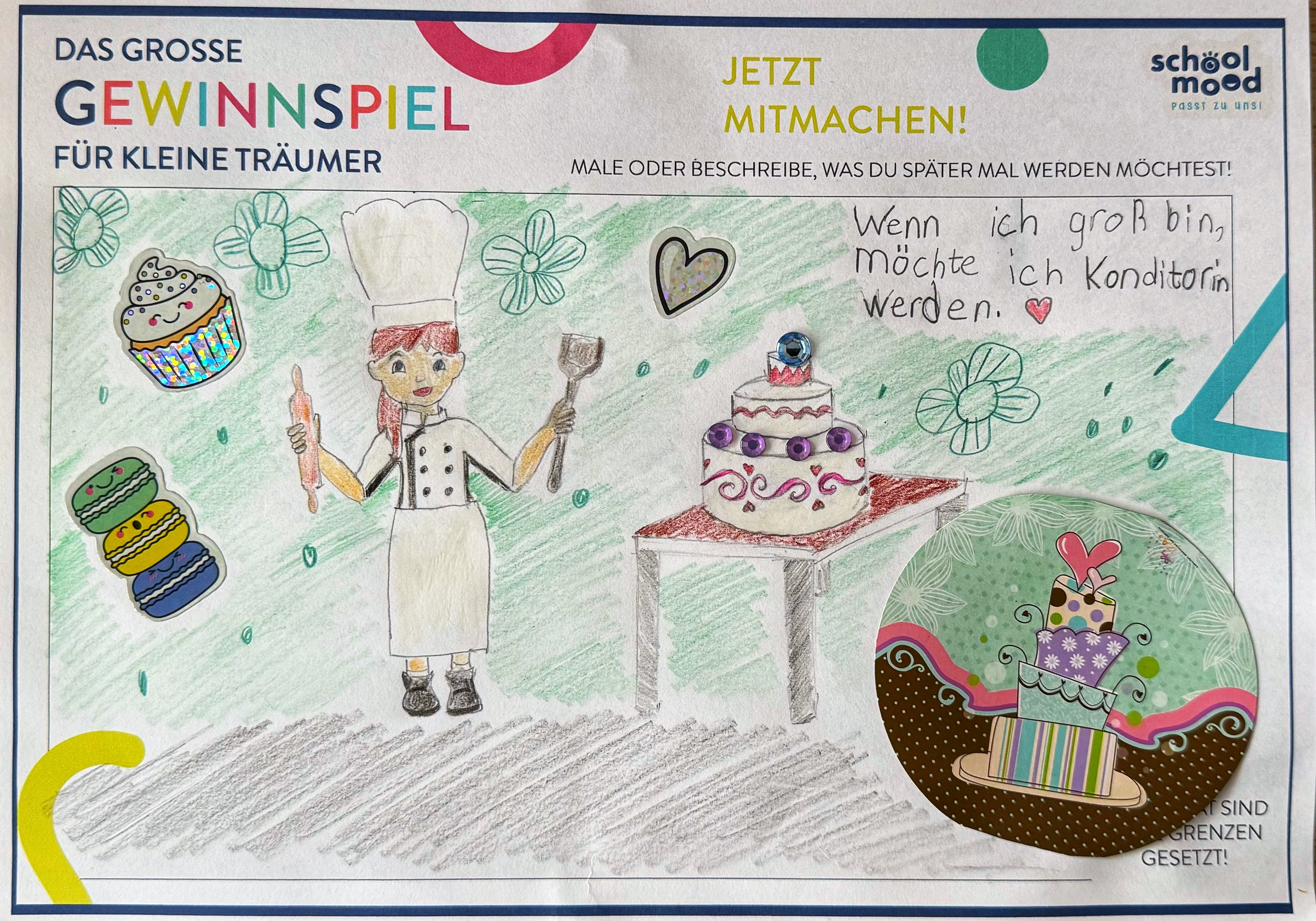 Sofia, 8 Jahre - Konditorin