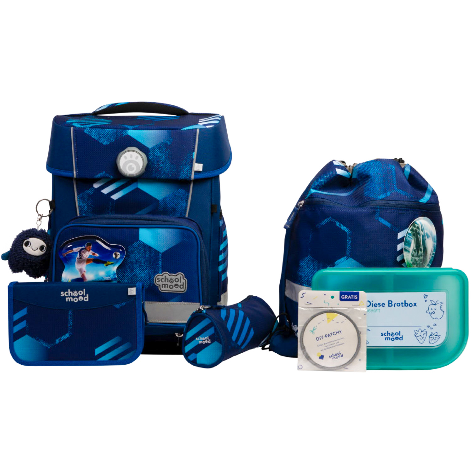 Champion Pro Jonas (Fußball), 7-tlg. Schulranzenset Champion Pro Jonas (Fußball), 7-tlg. Schulranzenset