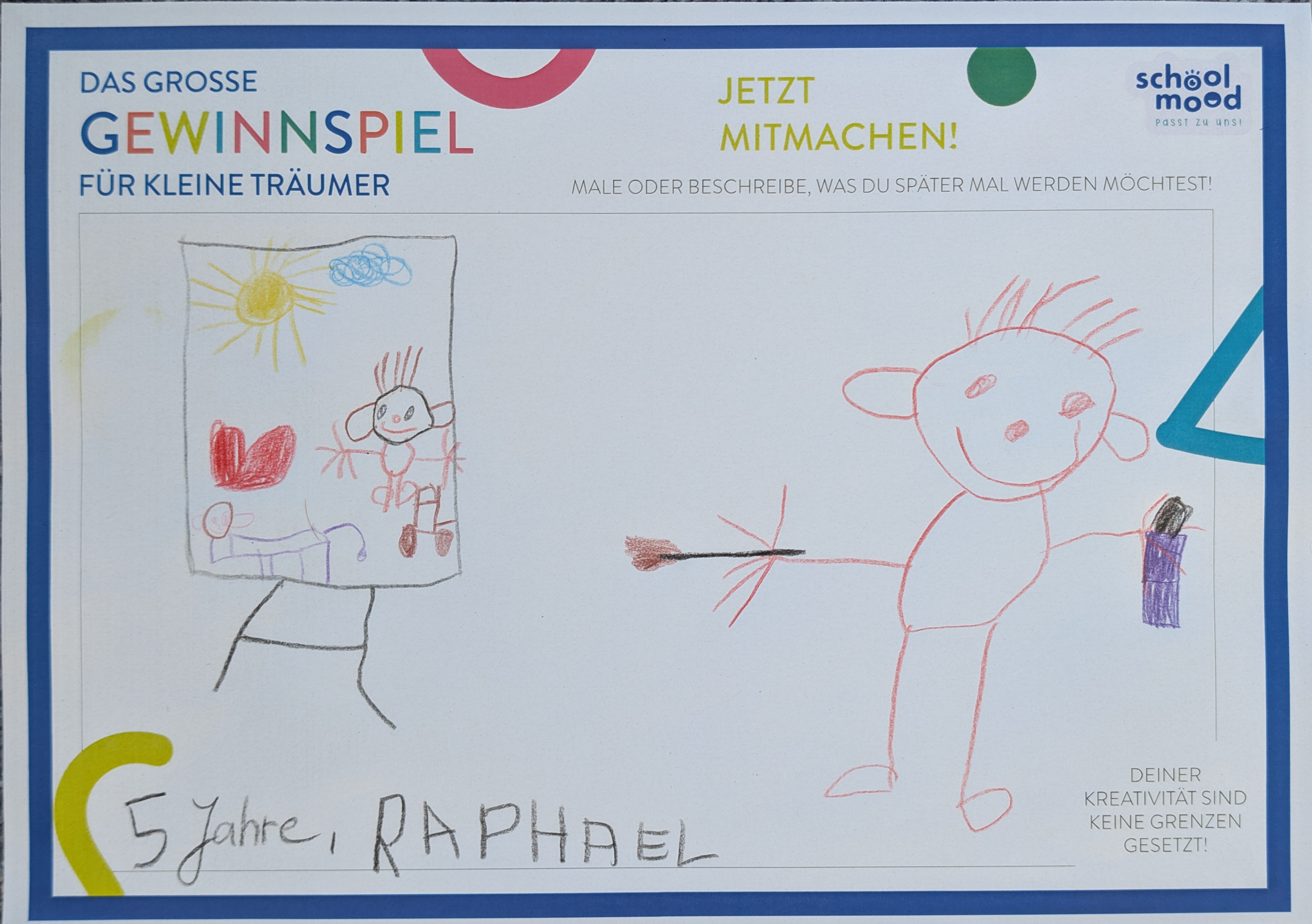 Raphael, 5 Jahre - Künstler