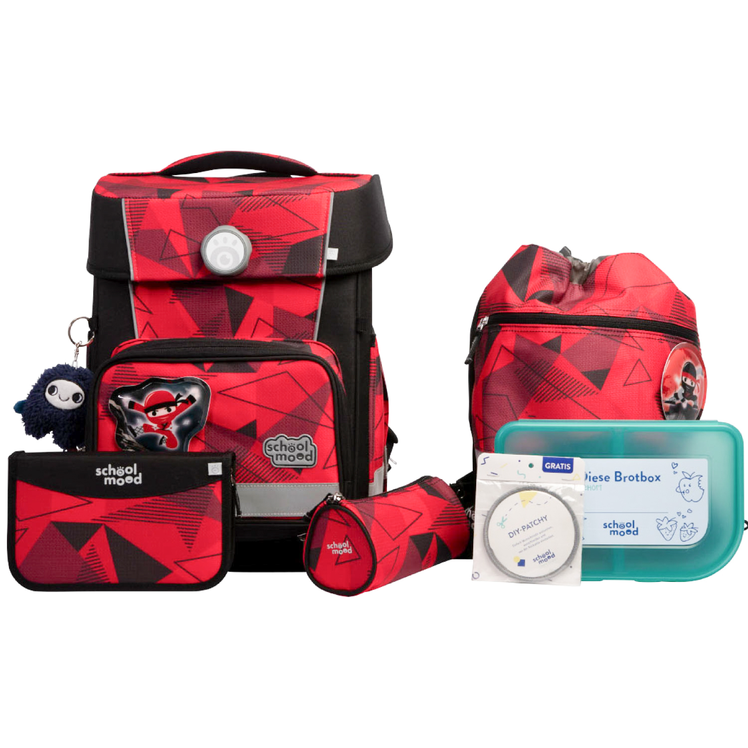 Champion Pro Kai (Ninja), 7-tlg. Schulranzenset Champion Pro Kai (Ninja), 7-tlg. Schulranzenset