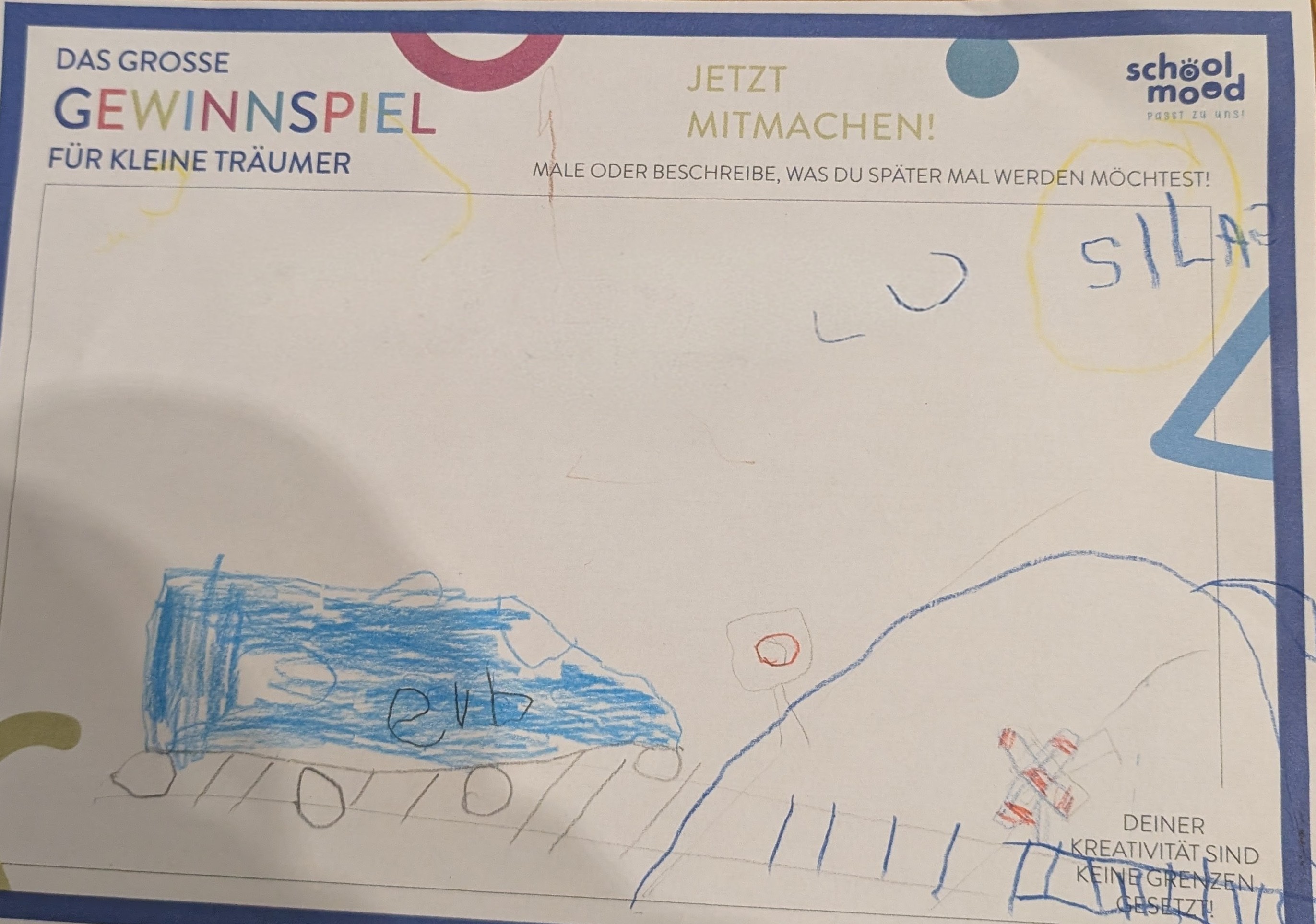 Silas, 5 Jahre - Lokführer