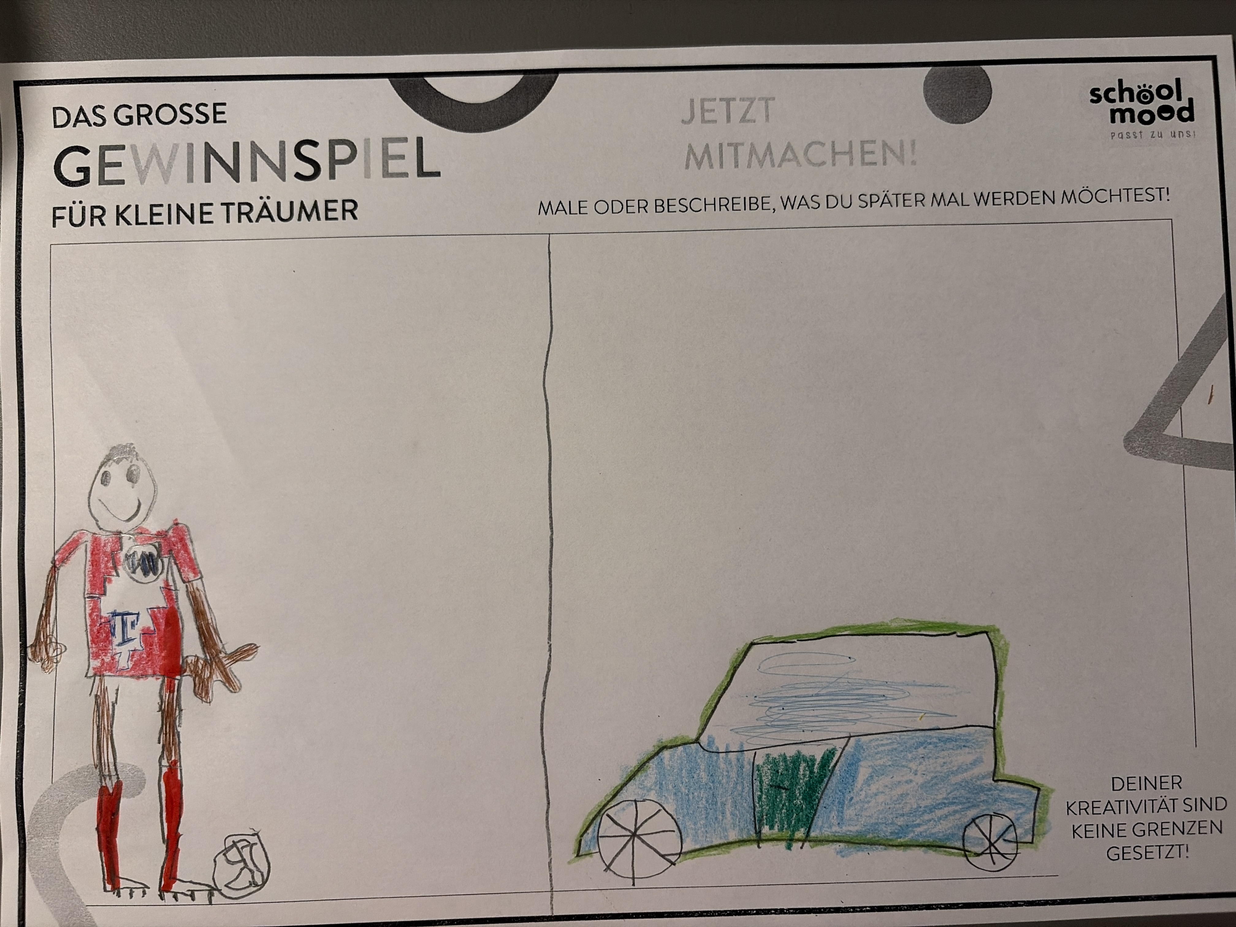 Jannes, 6 Jahre - Fussballer-Rennfahrer