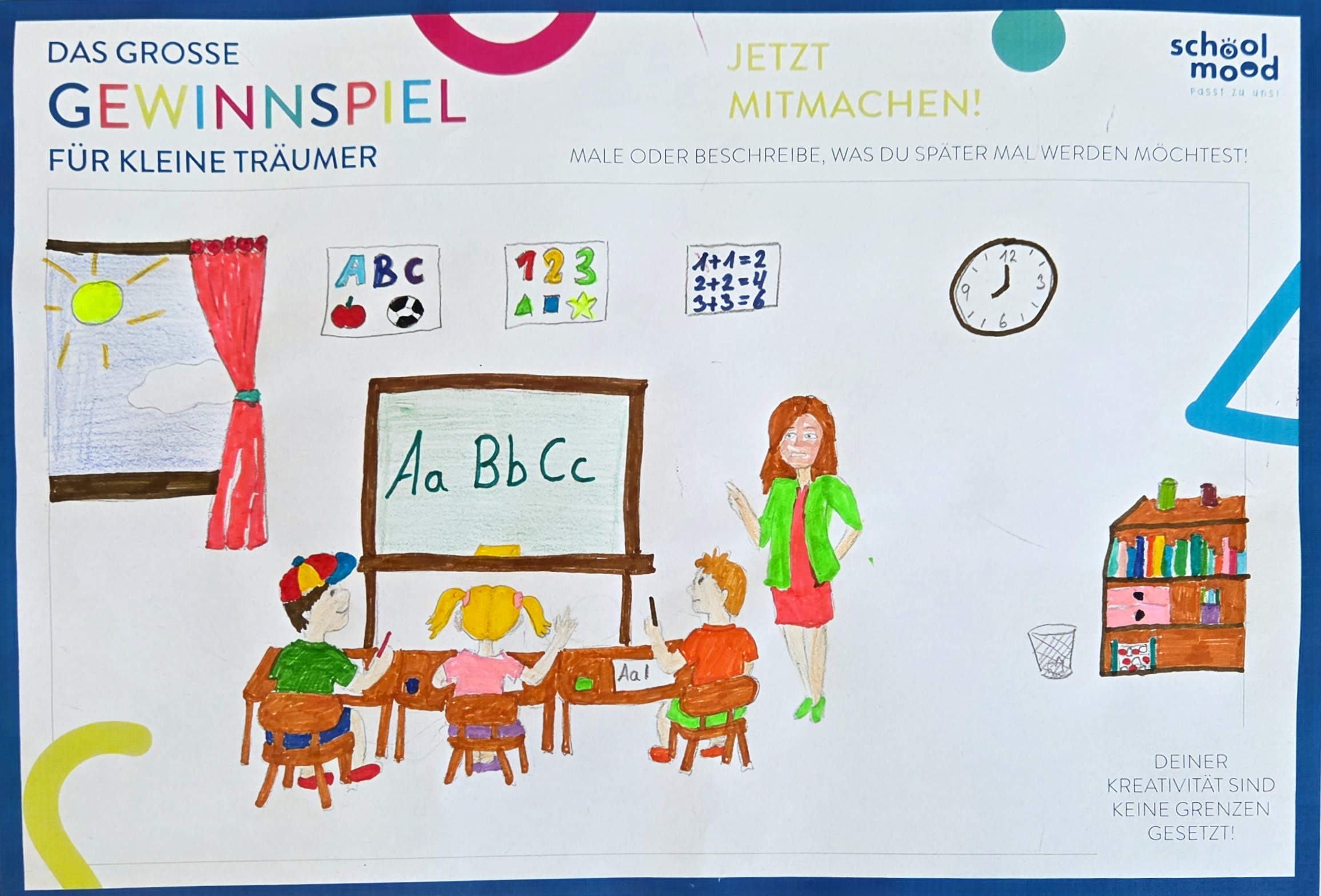 Clara, 8 Jahre - Lehrerin