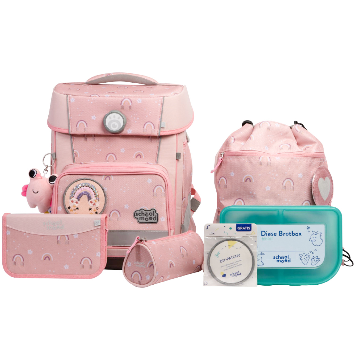 Champion Maxx Pro Rainbow, 7-tlg. Schulranzenset  Champion Maxx Pro Rainbow, 7-tlg. Schulranzenset