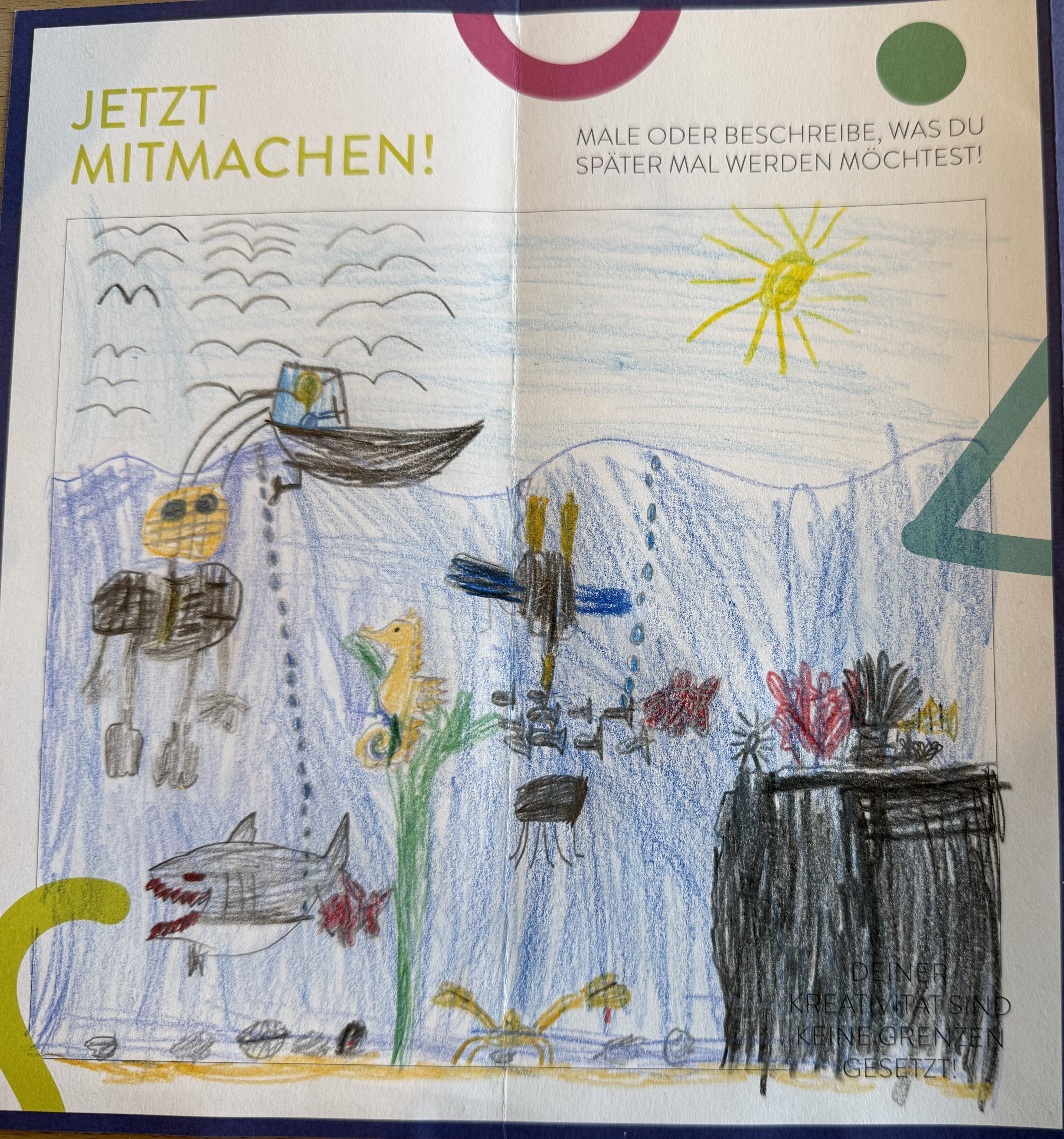 Philipp, 7 Jahre - Taucher