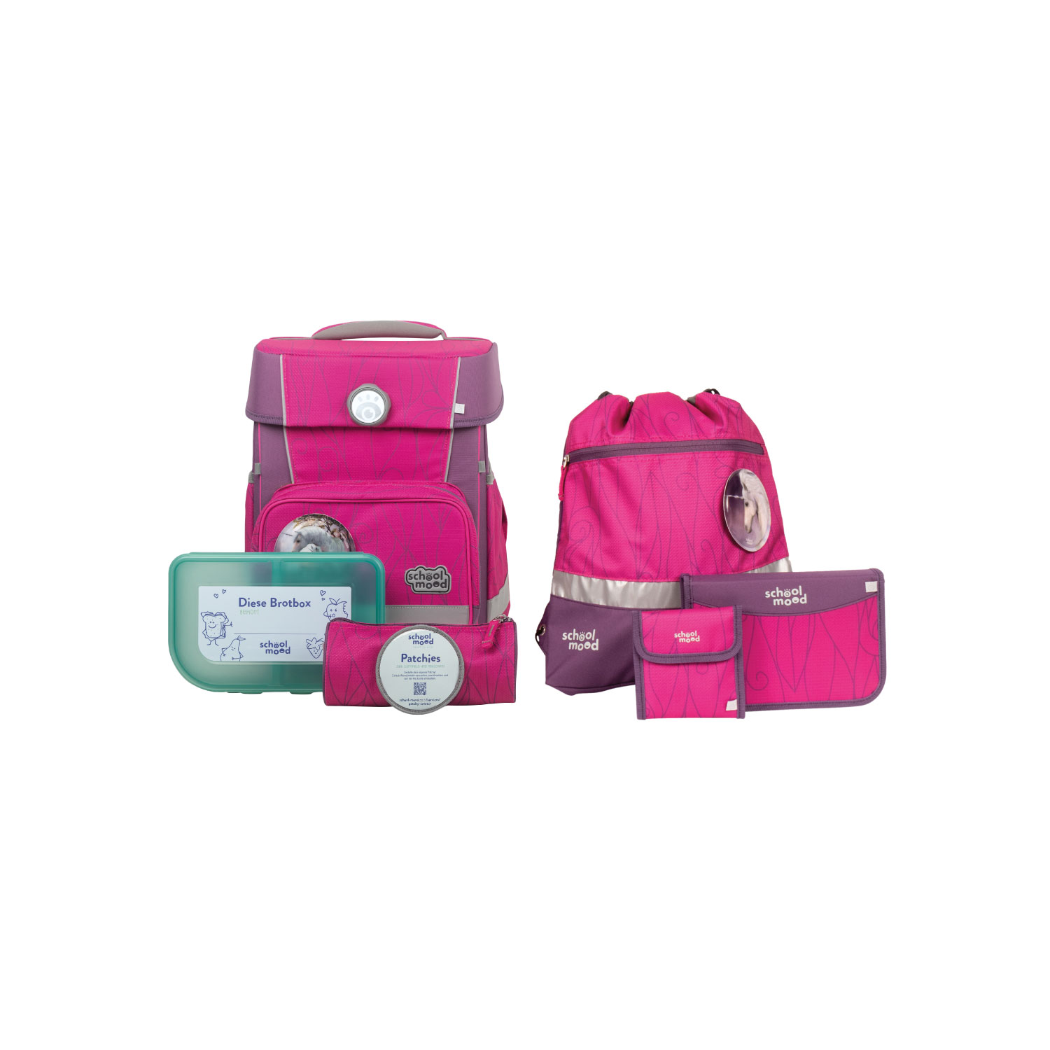 Champion Luisa (Einhorn), 7-tlg. Schulranzenset Champion Luisa (Einhorn), 7-tlg. Schulranzenset