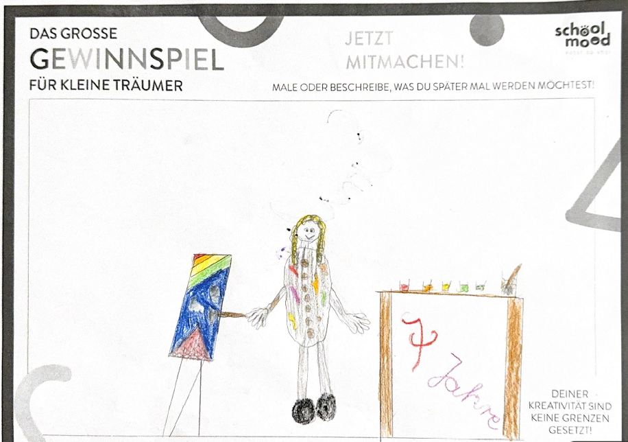 Emilia, 7 Jahre - Malerin