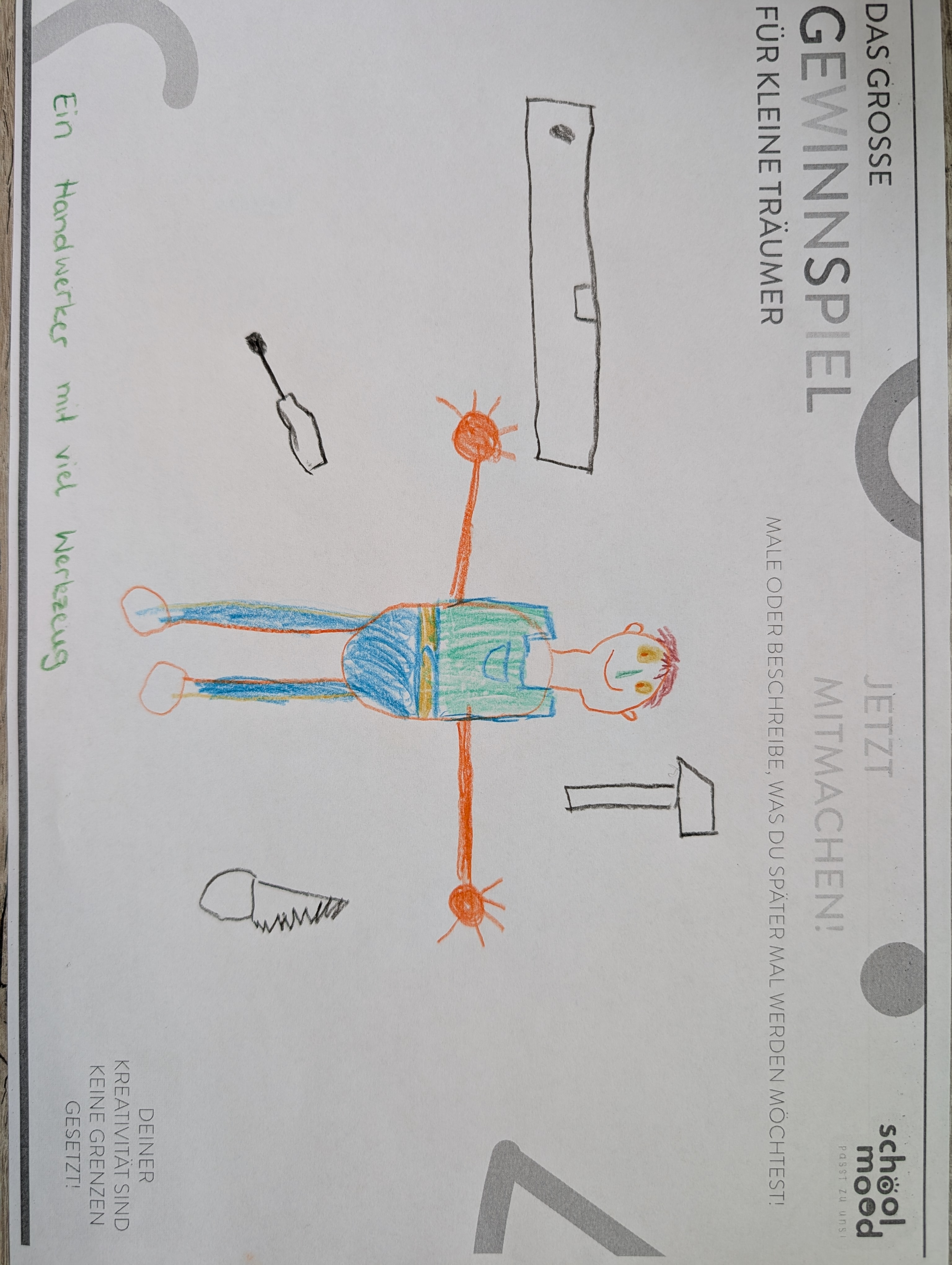 Nolan, 5 Jahre - Handwerker