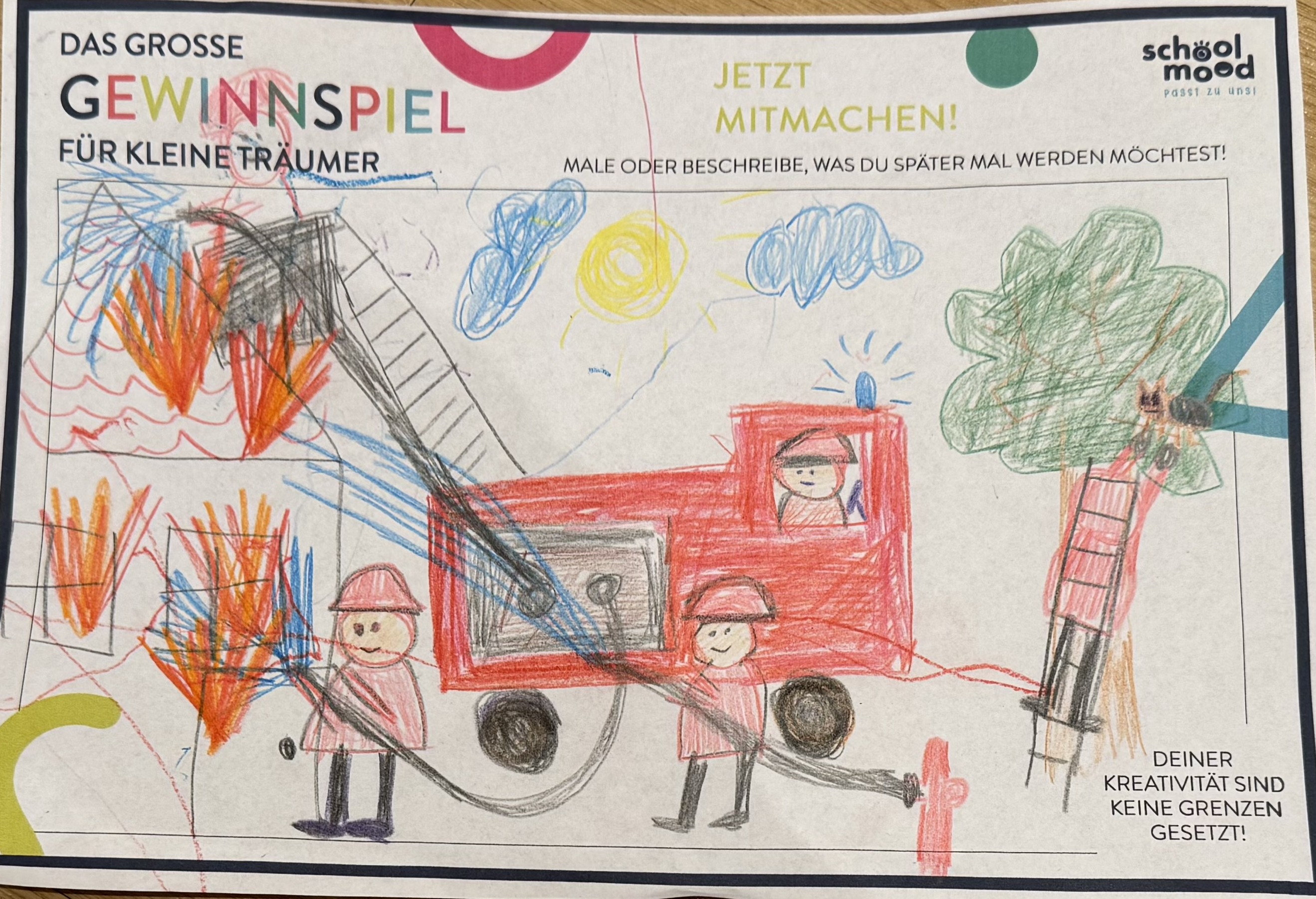 Emil, 6 Jahre - Feuerwehrmann