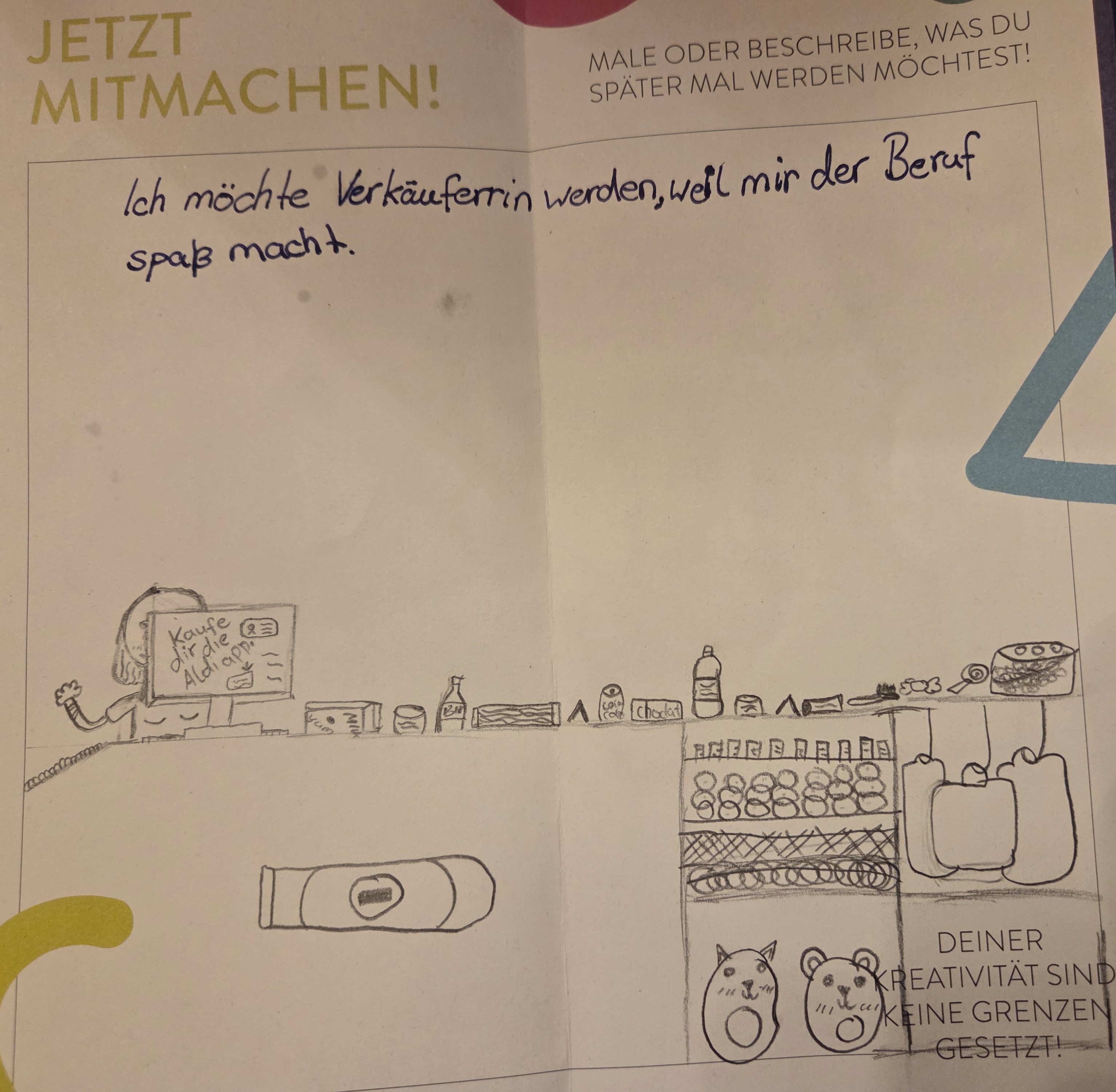 Caroline, 8 Jahre - Verkäuferin