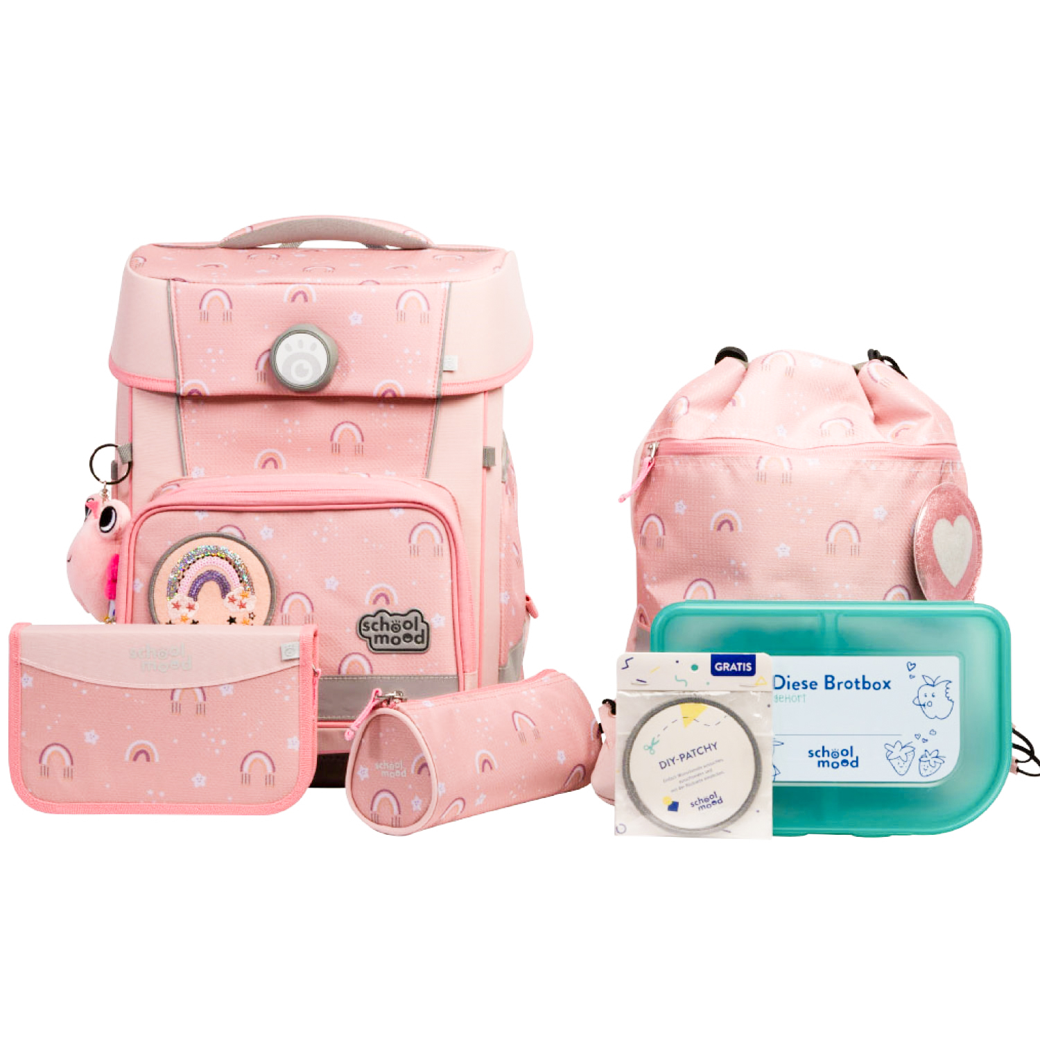 Champion Pro Rainbow, 7-tlg. Schulranzenset Champion Pro Rainbow, 7-tlg. Schulranzenset