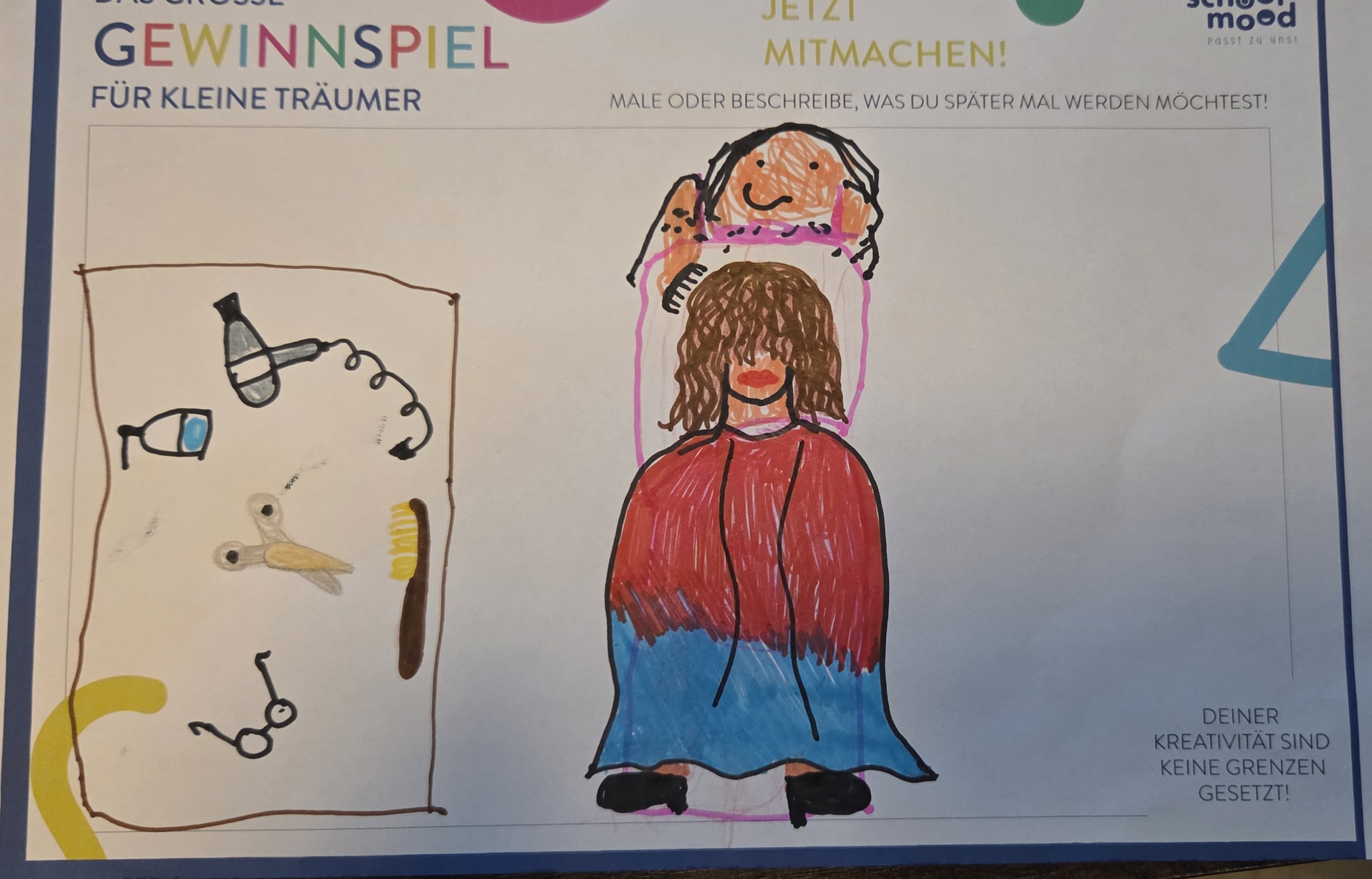 Leni, 6 Jahre - Friseurin