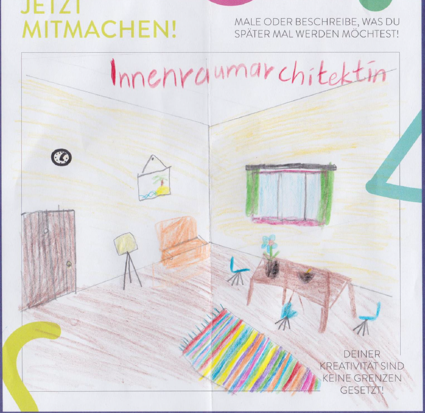 Maja, 8 Jahre - Innenraumarchitektin