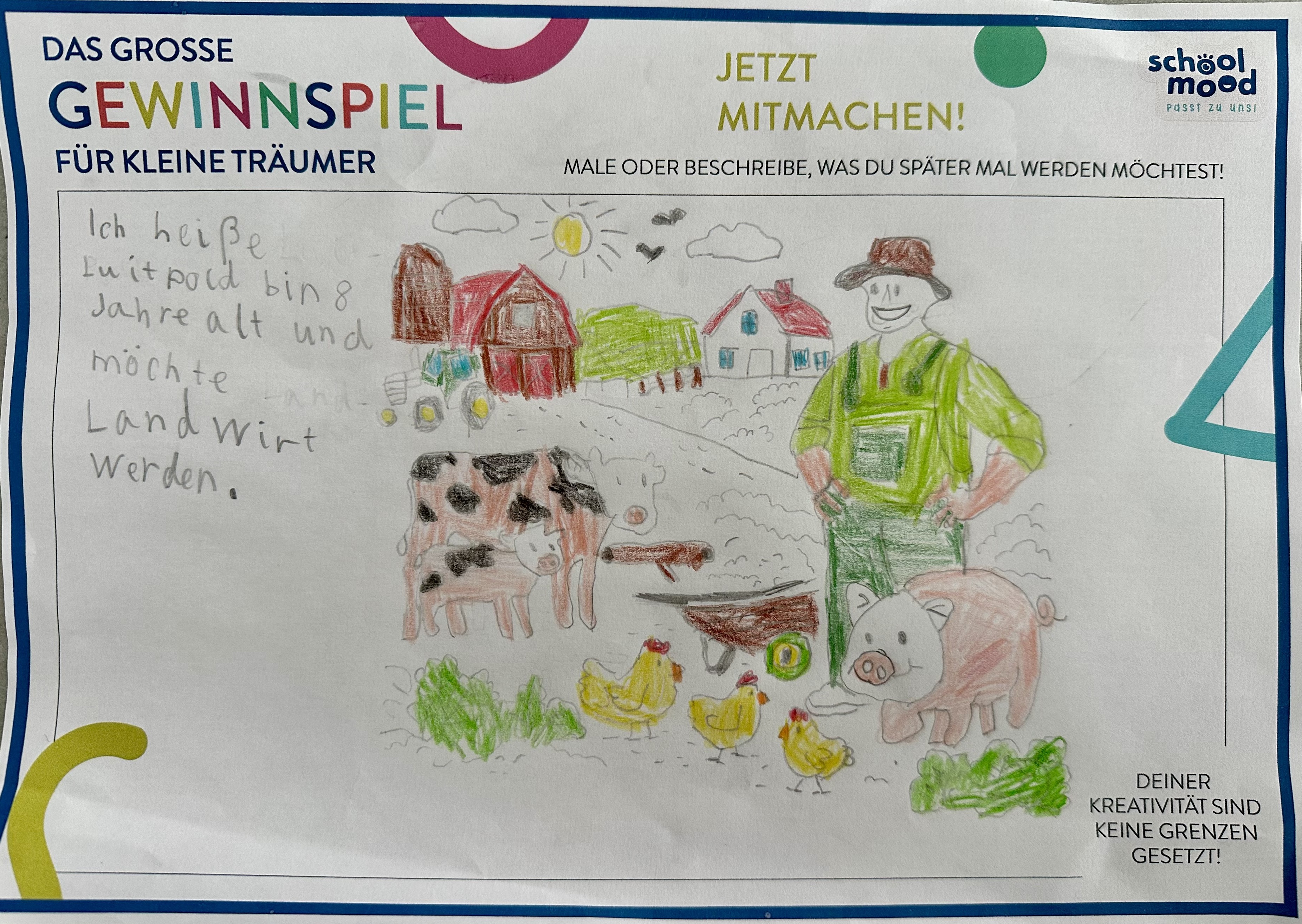 Luitpold, 8 Jahre - Landwirt