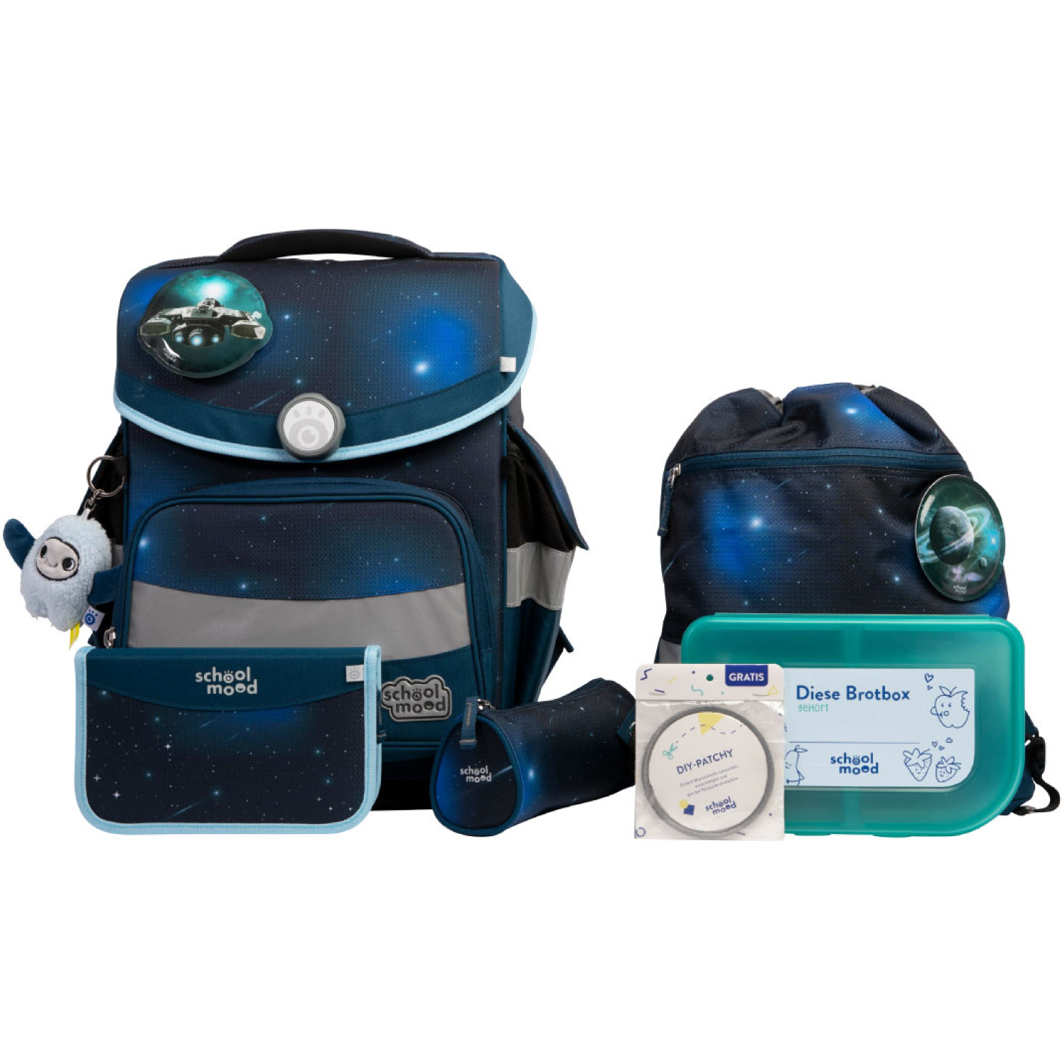 Timeless Pro Moritz (Weltall), 7-tlg. Schulranzenset Timeless Pro Moritz (Weltall), 7-tlg. Schulranzenset